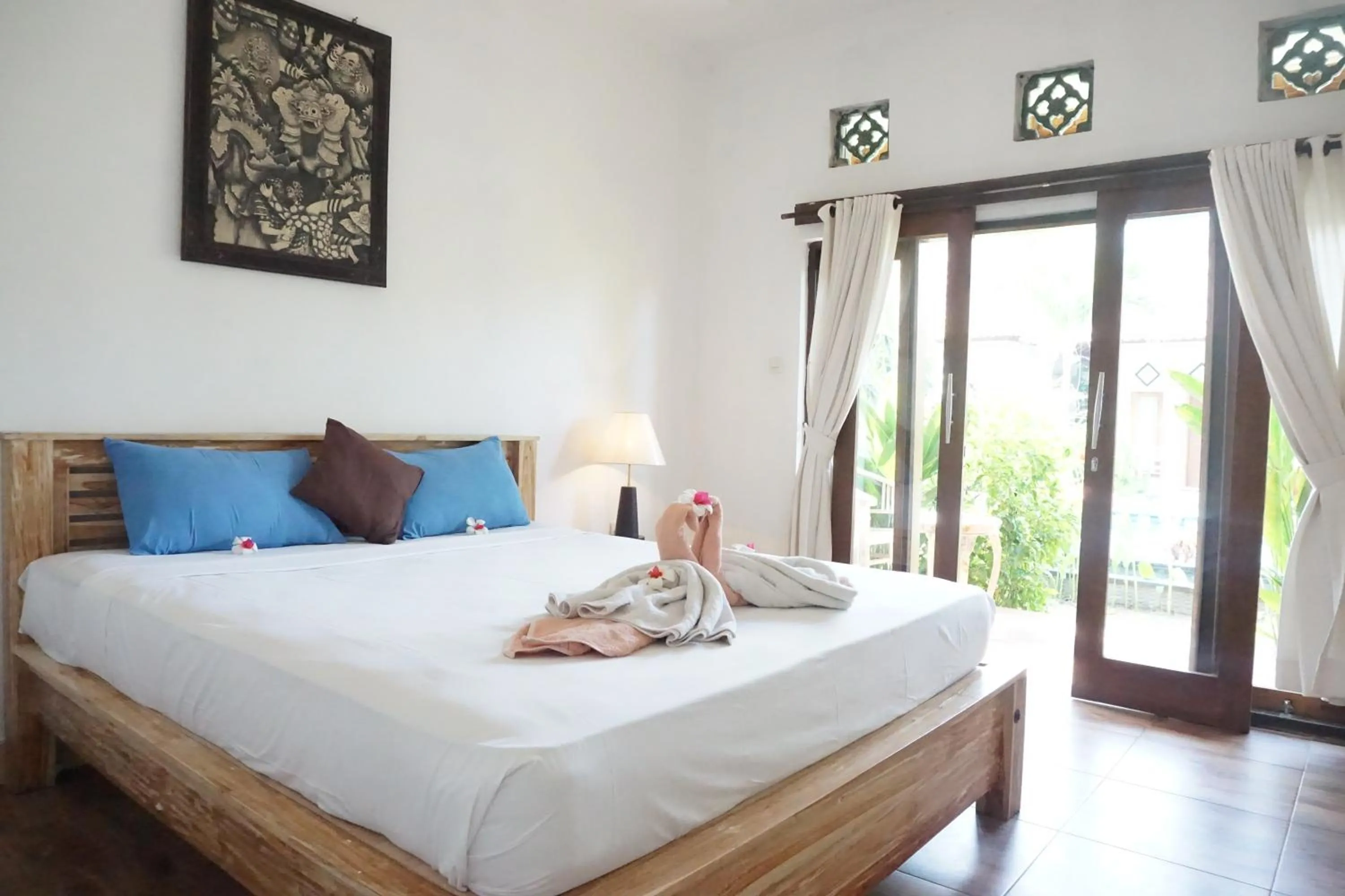Bedroom, Bed in Nyoman Guesthouse and Grill