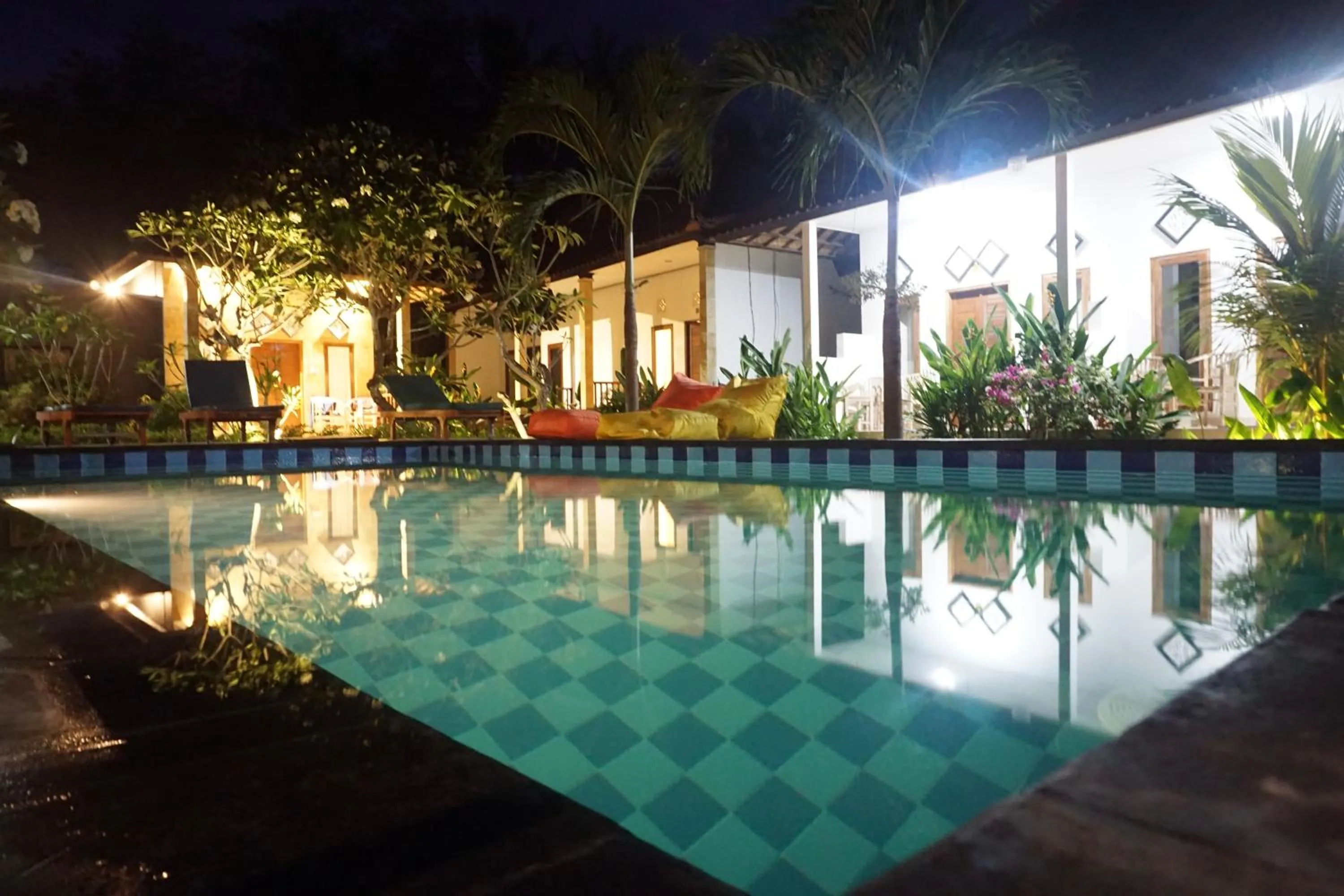 Swimming pool in Nyoman Guesthouse and Grill