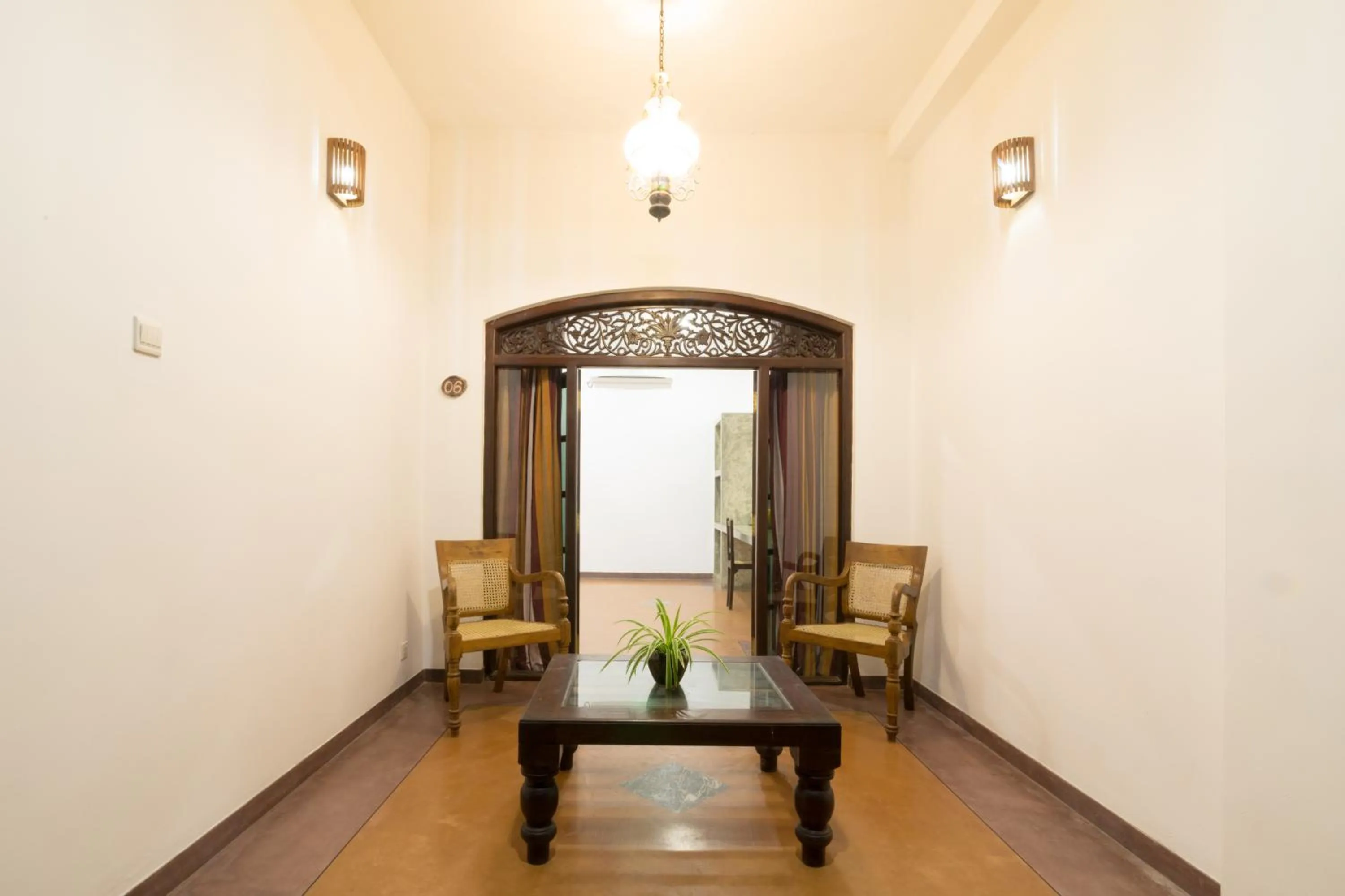 Seating area in Green Villa Unawatuna