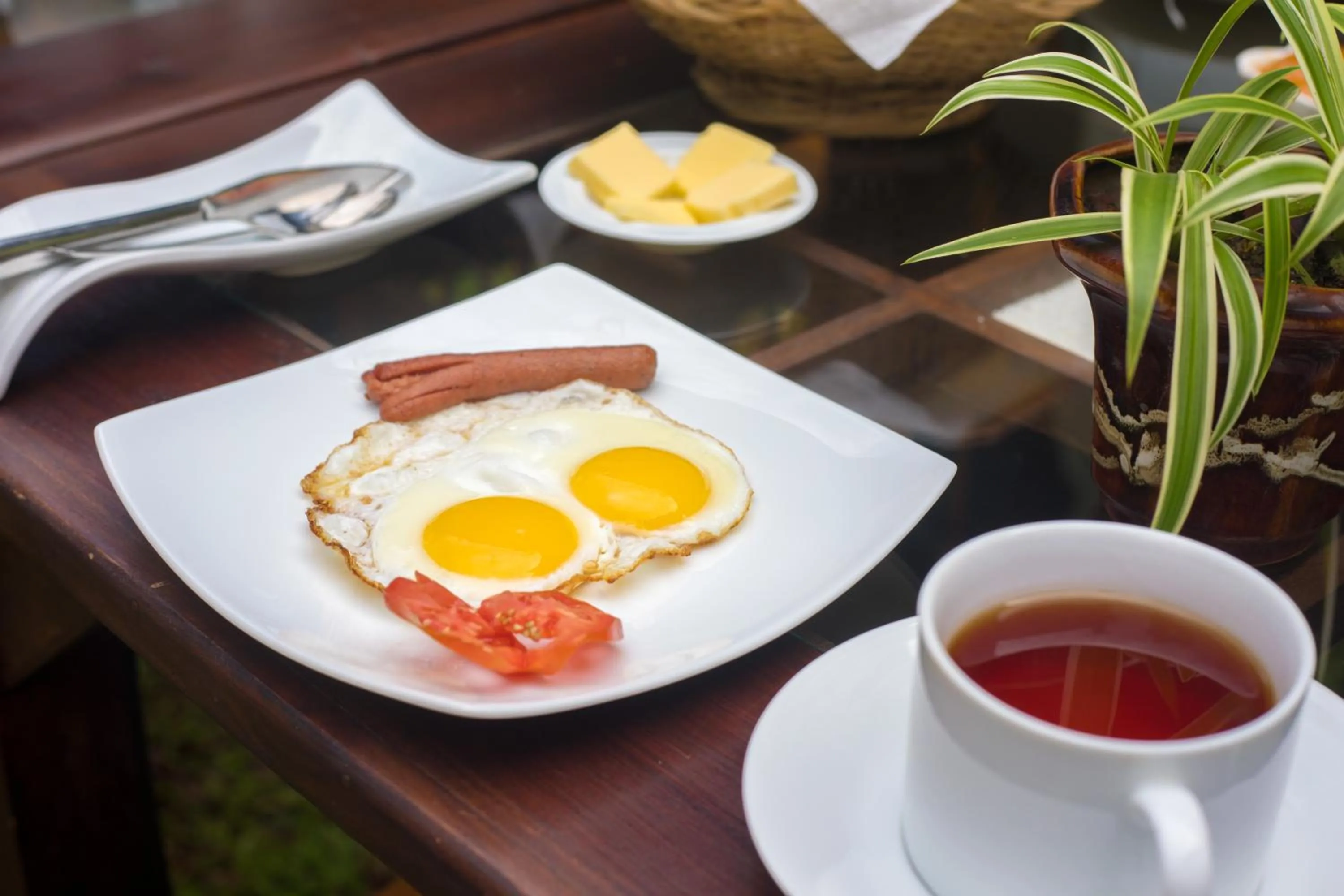 Breakfast in Green Villa Unawatuna