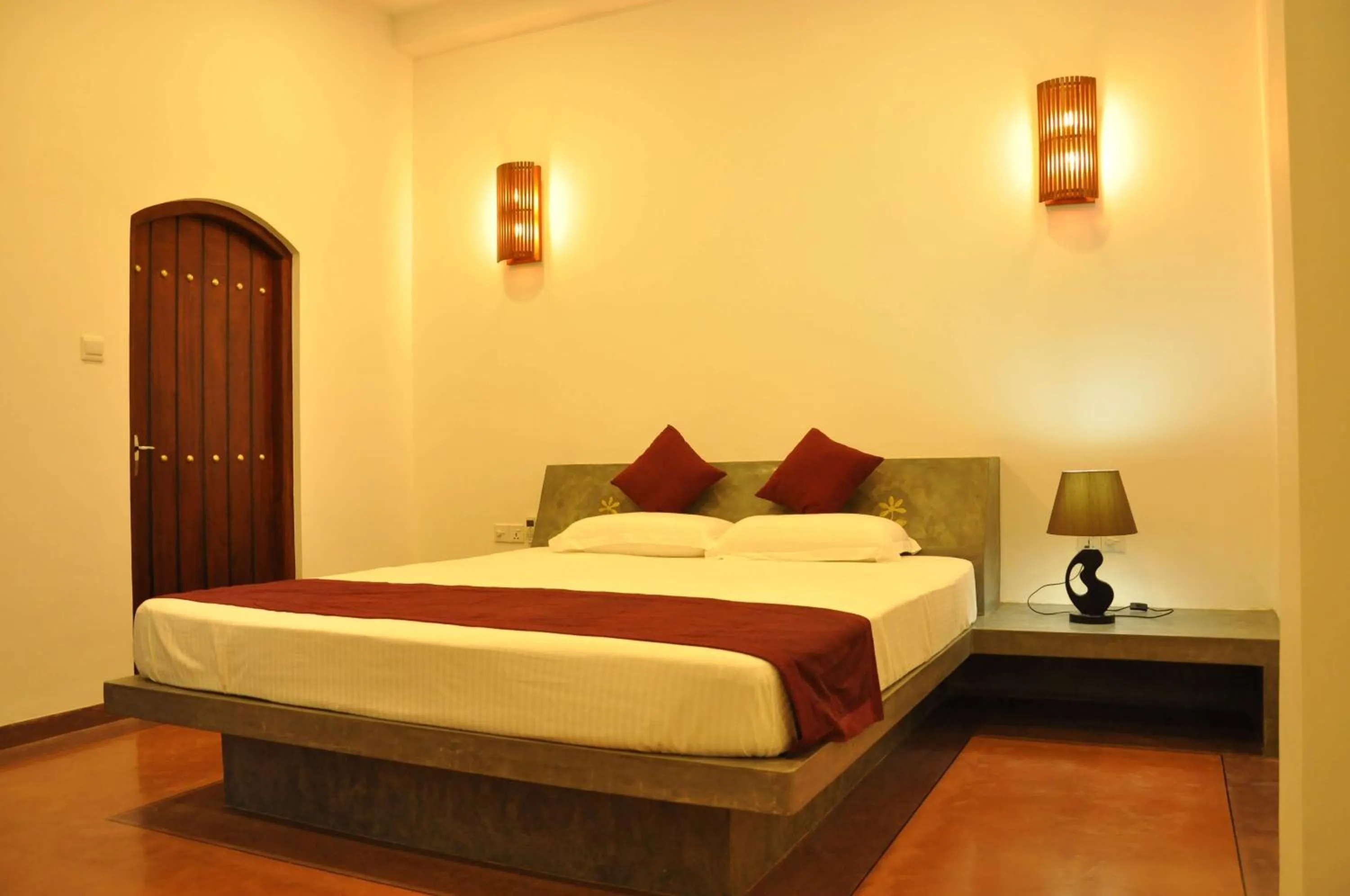 Bedroom, Bed in Green Villa Unawatuna