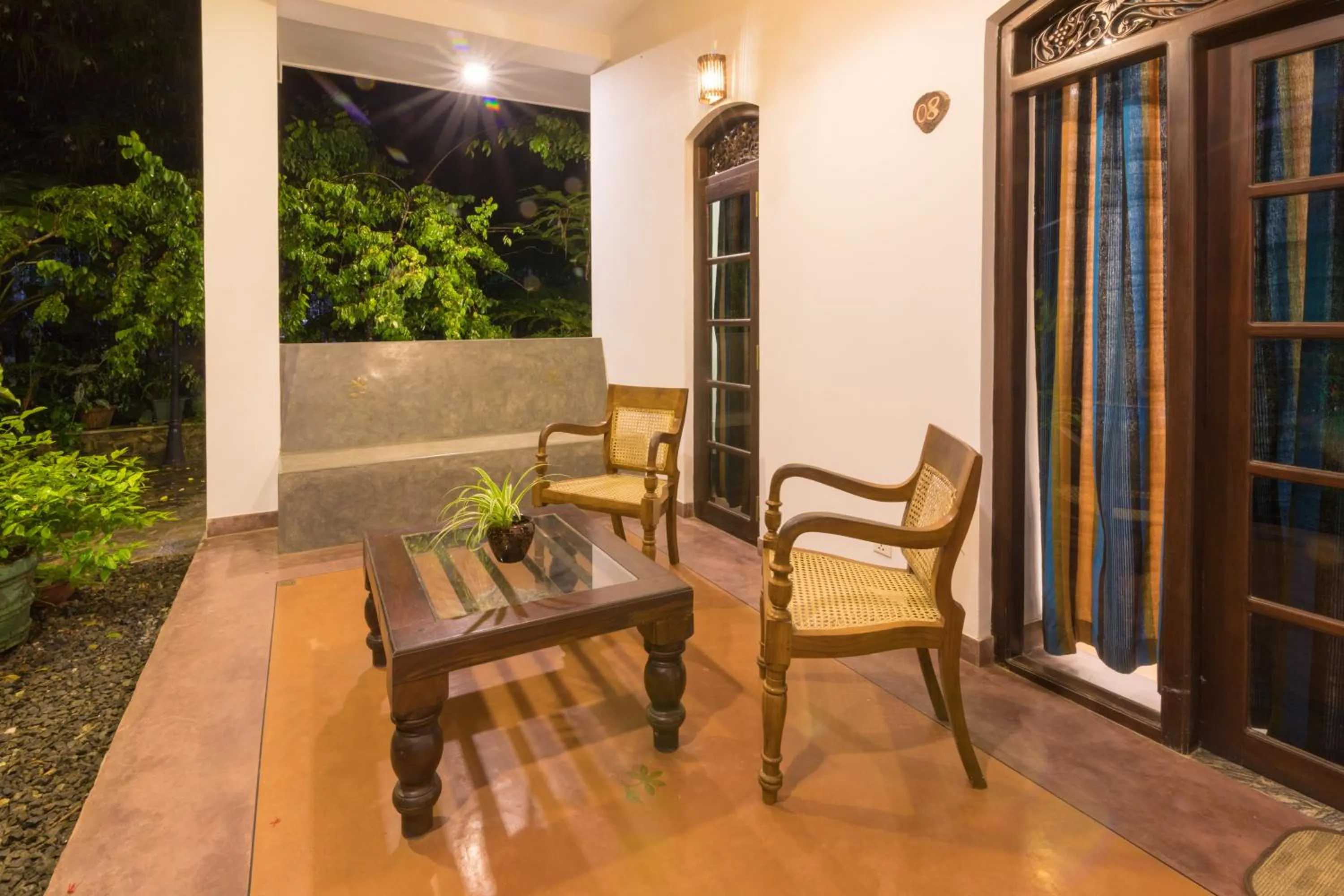 Balcony/Terrace in Green Villa Unawatuna