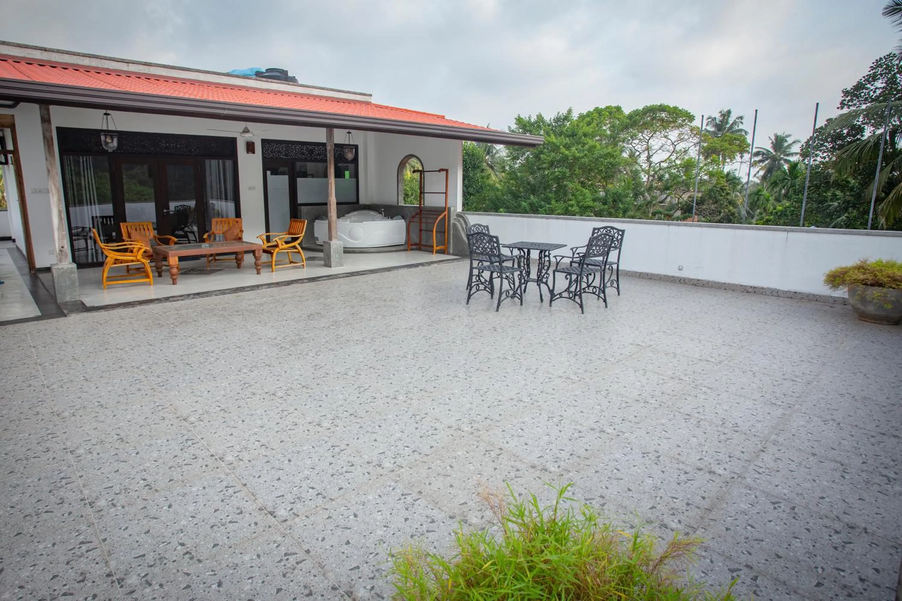 Patio in Green Villa Unawatuna