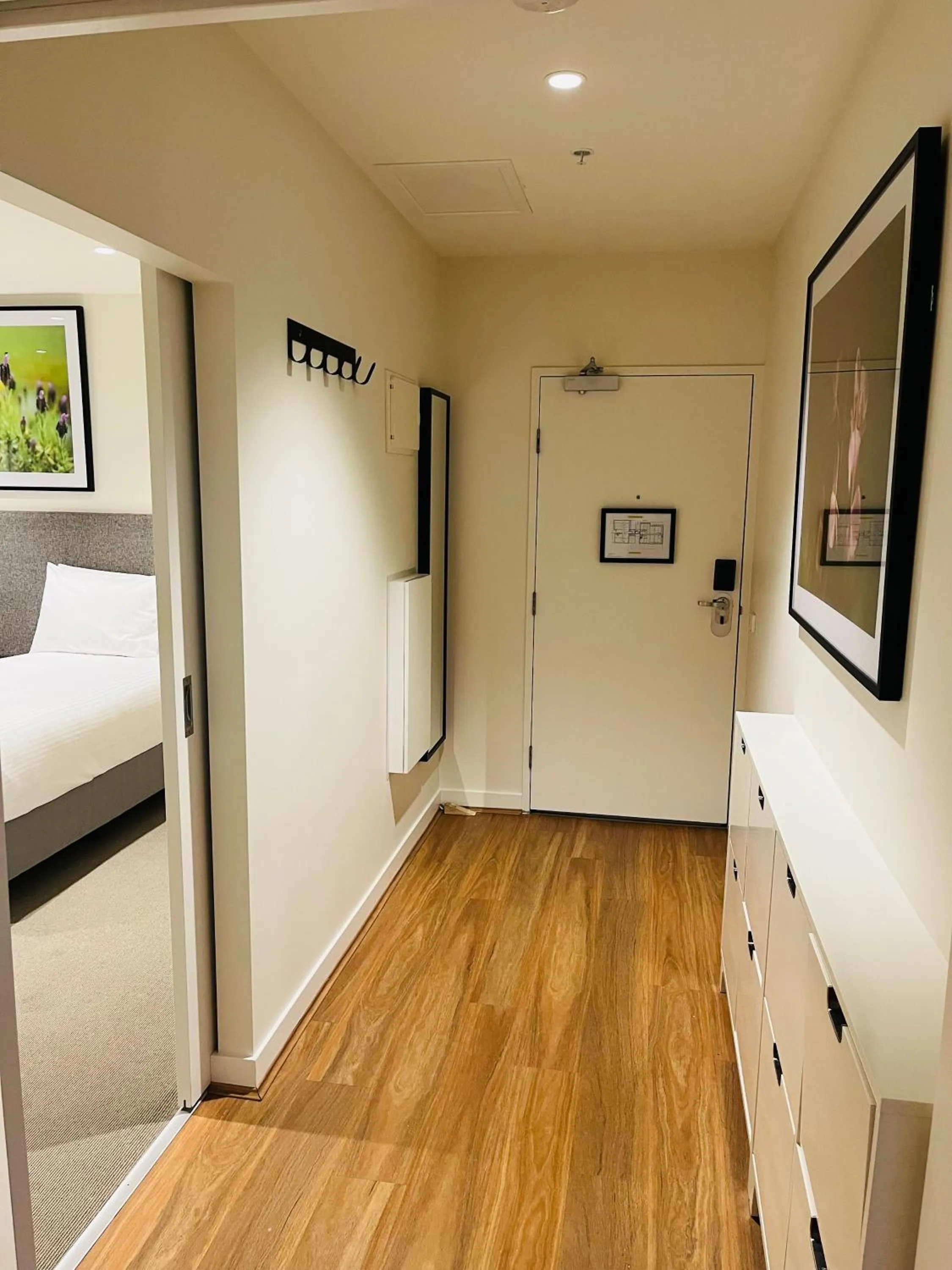 Bed in Wyndham Hotel Melbourne