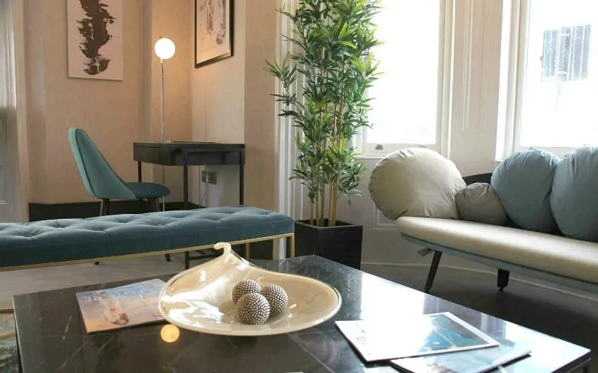 Seating area in K Hotel Kensington