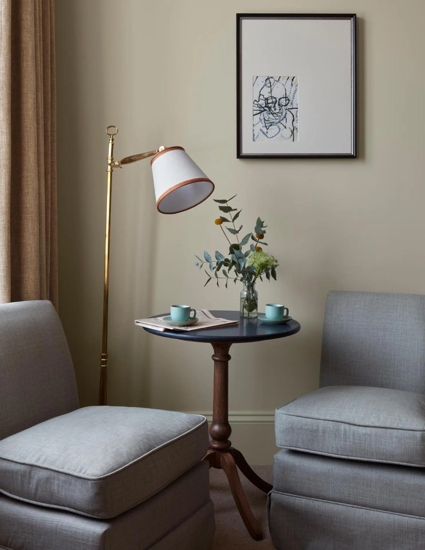 Seating area in Miiro Templeton Garden