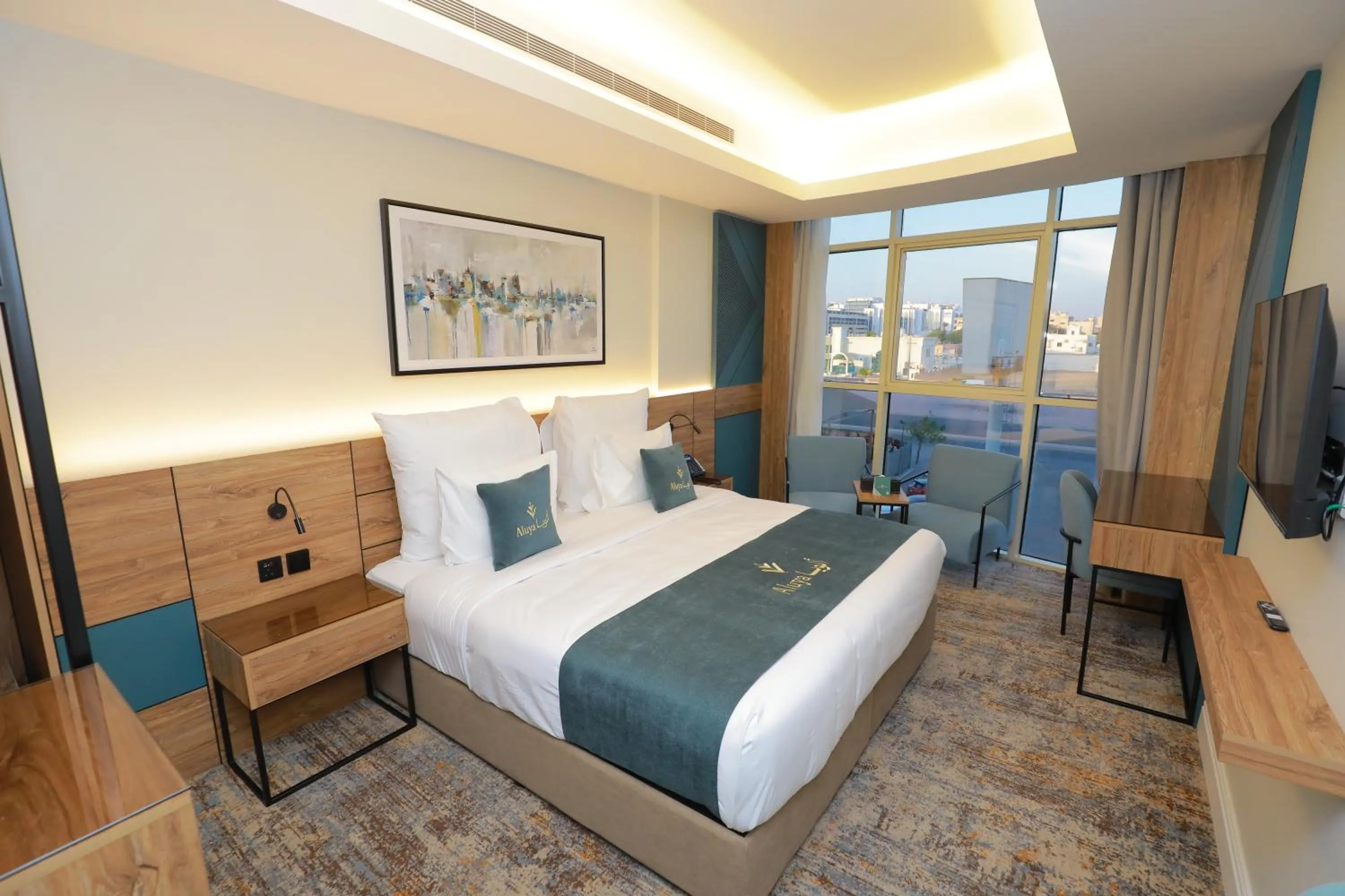 Photo of the whole room, Bed in Aluya Hotel