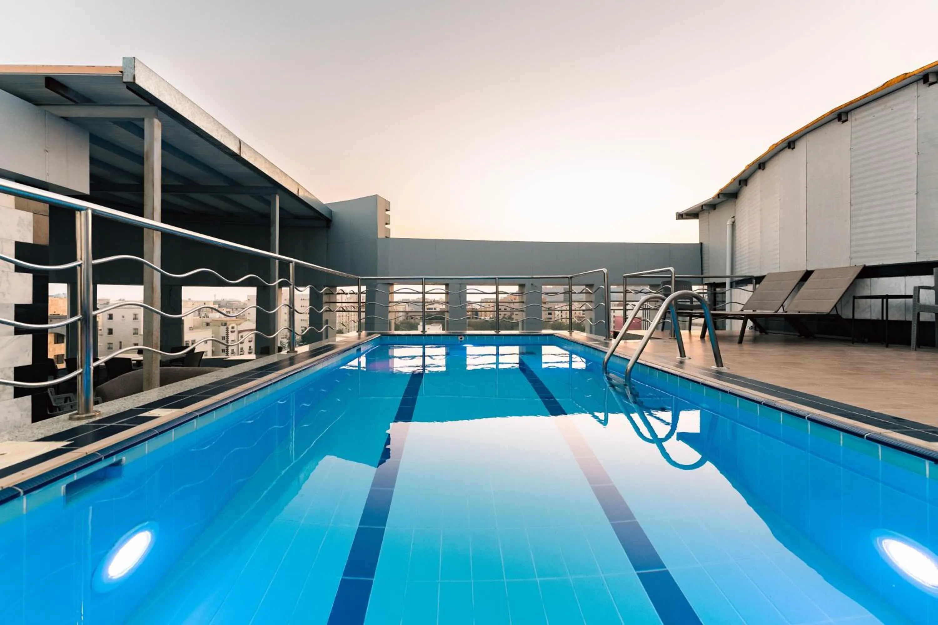 Swimming pool in Aluya Hotel