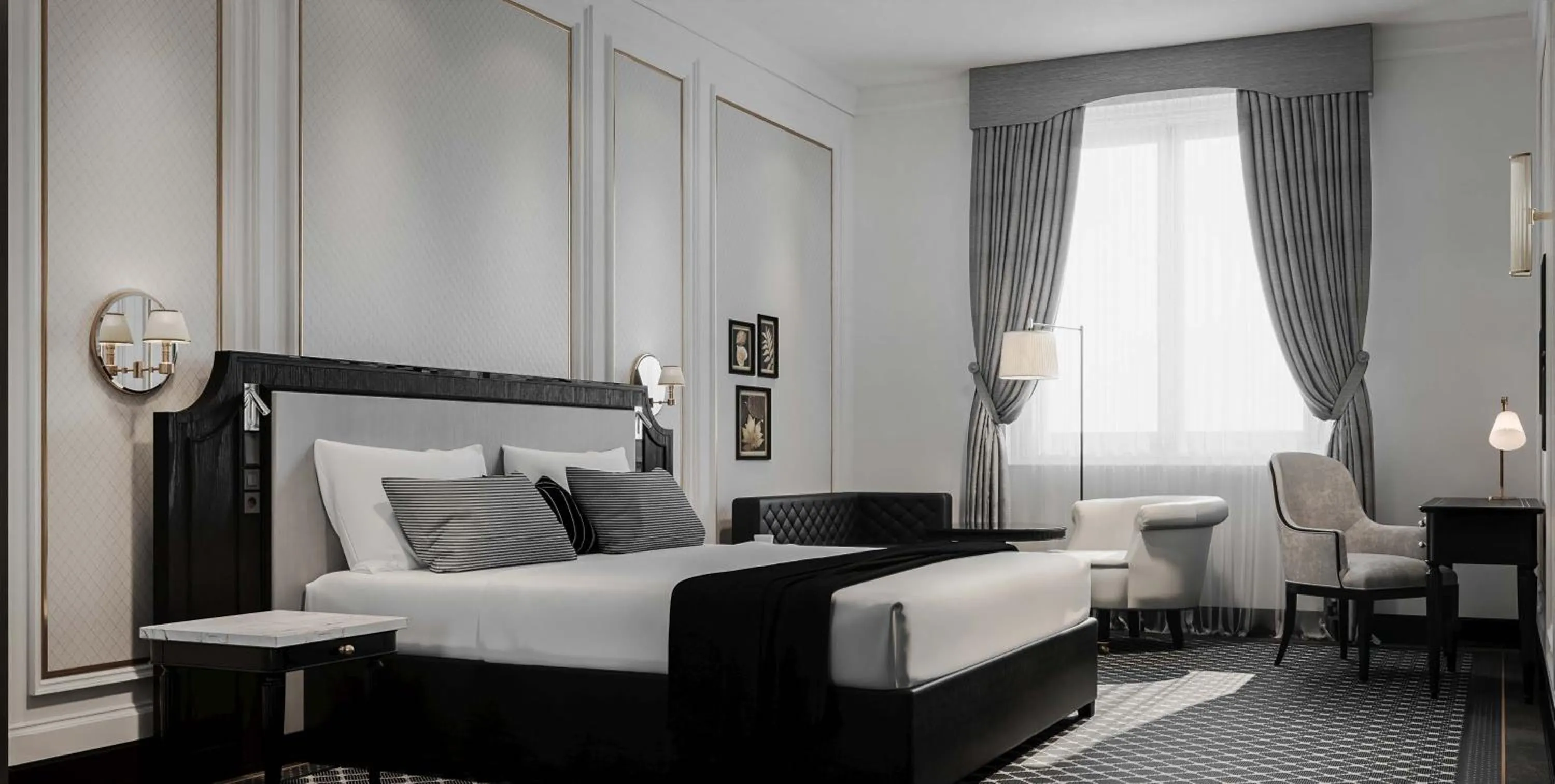 Bed in GoldenEye Hotel & Casino