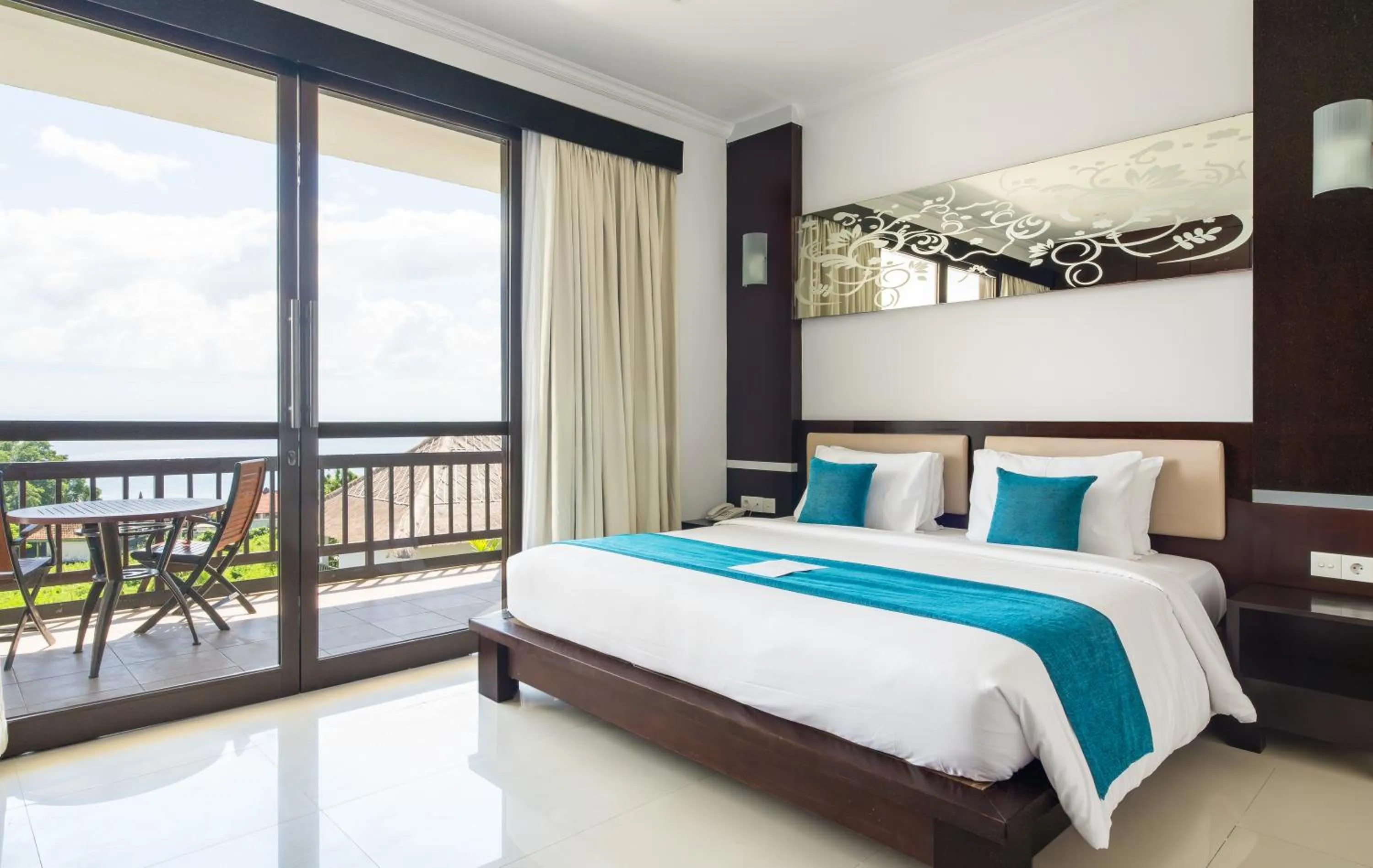 Bed in Blue Point Resort and Spa