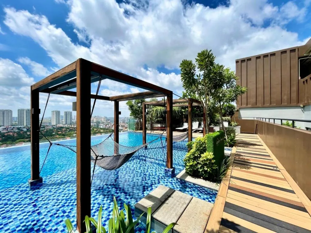 Swimming pool in Homie's Dedge Thao Dien Luxury Apartment