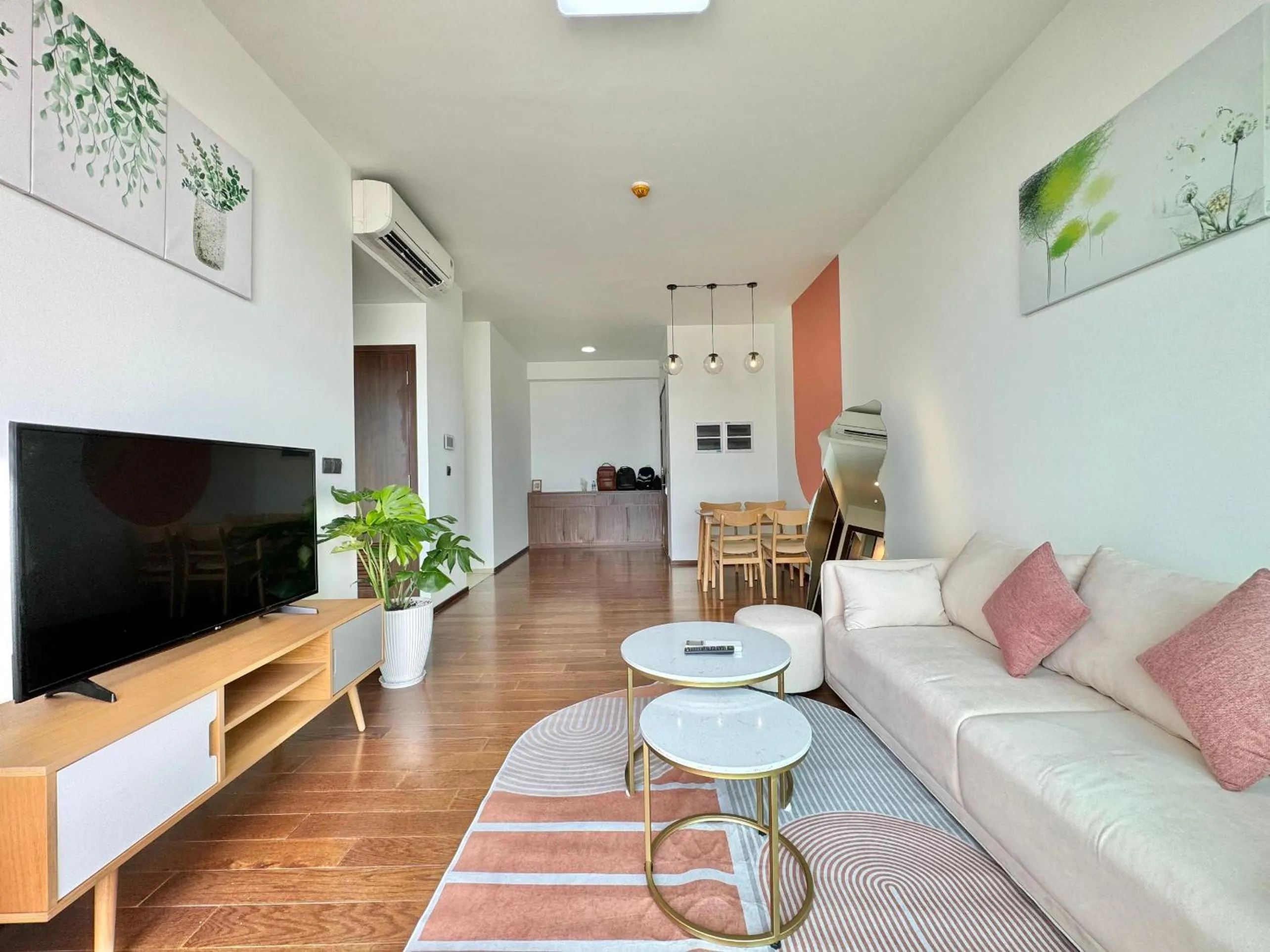 Living room in Homie's Dedge Thao Dien Luxury Apartment