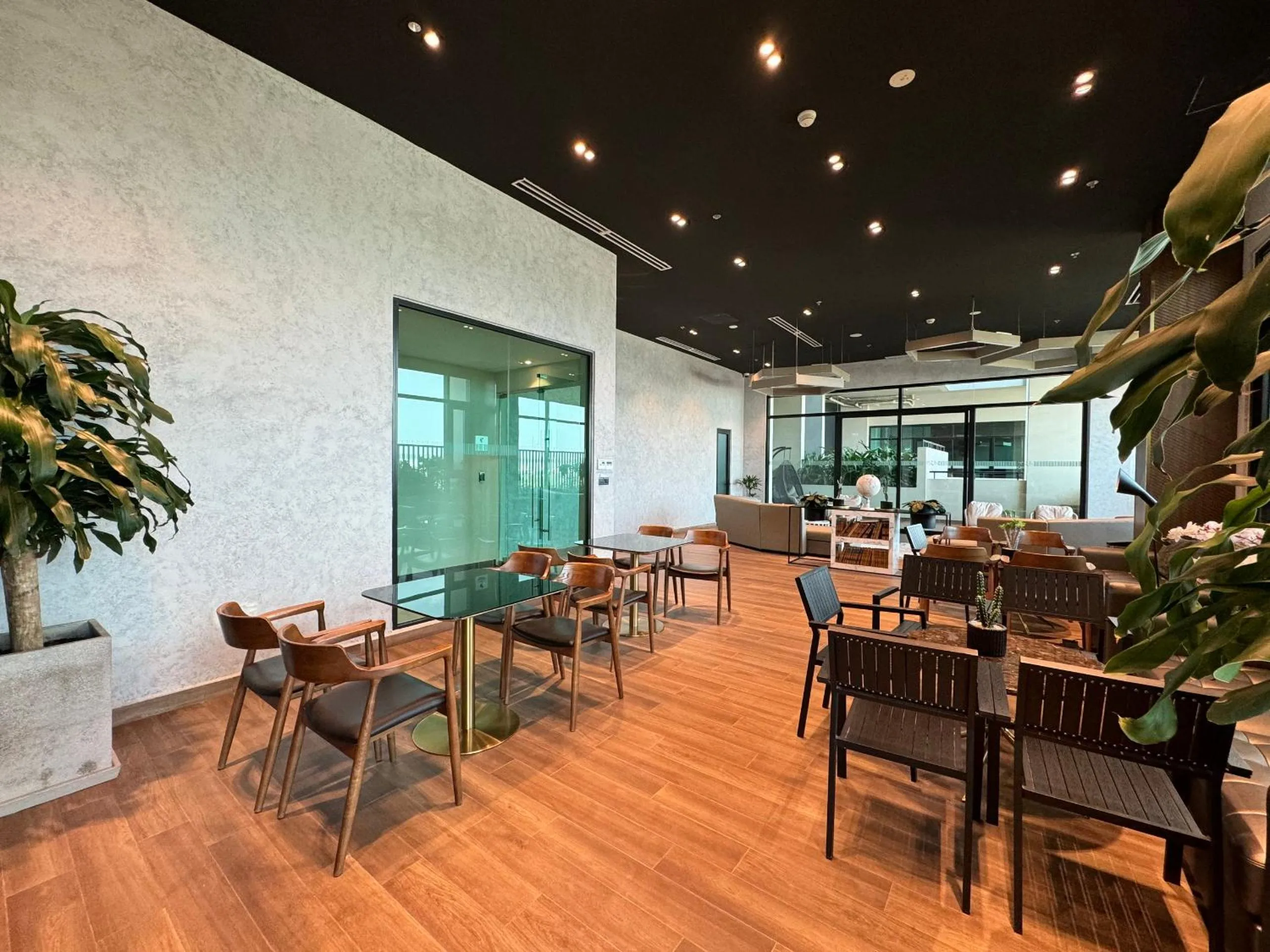 Seating area in Homie's Dedge Thao Dien Luxury Apartment