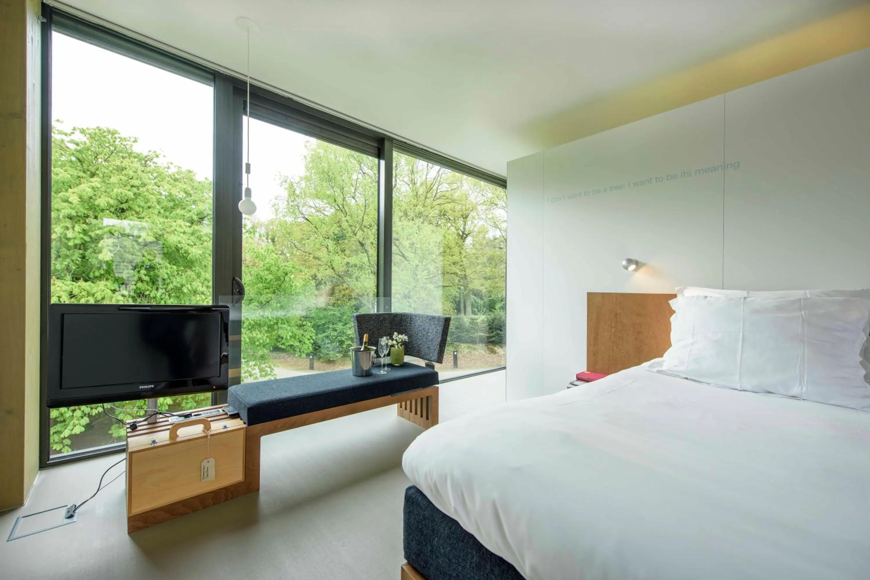 View (from property/room), Bed in Landgoed de Horst