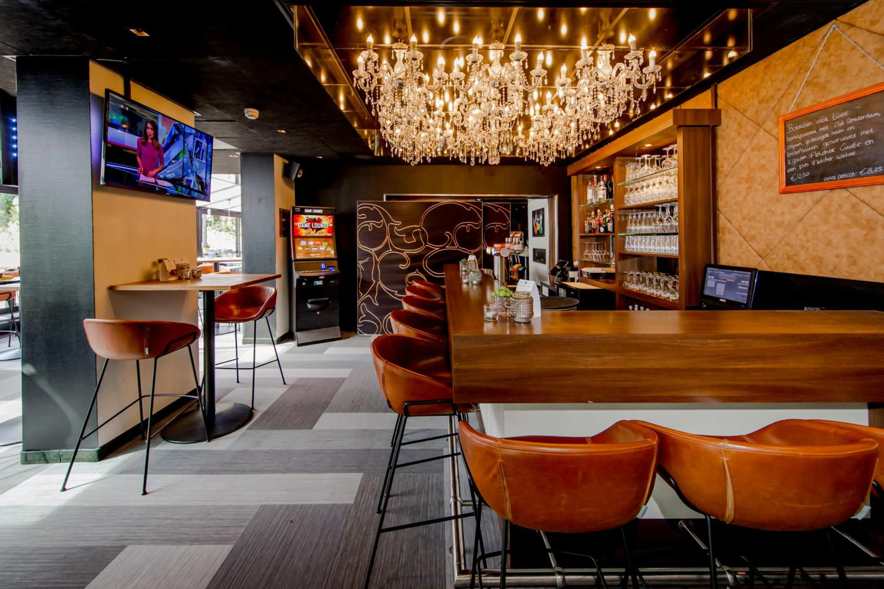 Lounge or bar in Fletcher Hotel-Restaurant Jagershorst-Eindhoven