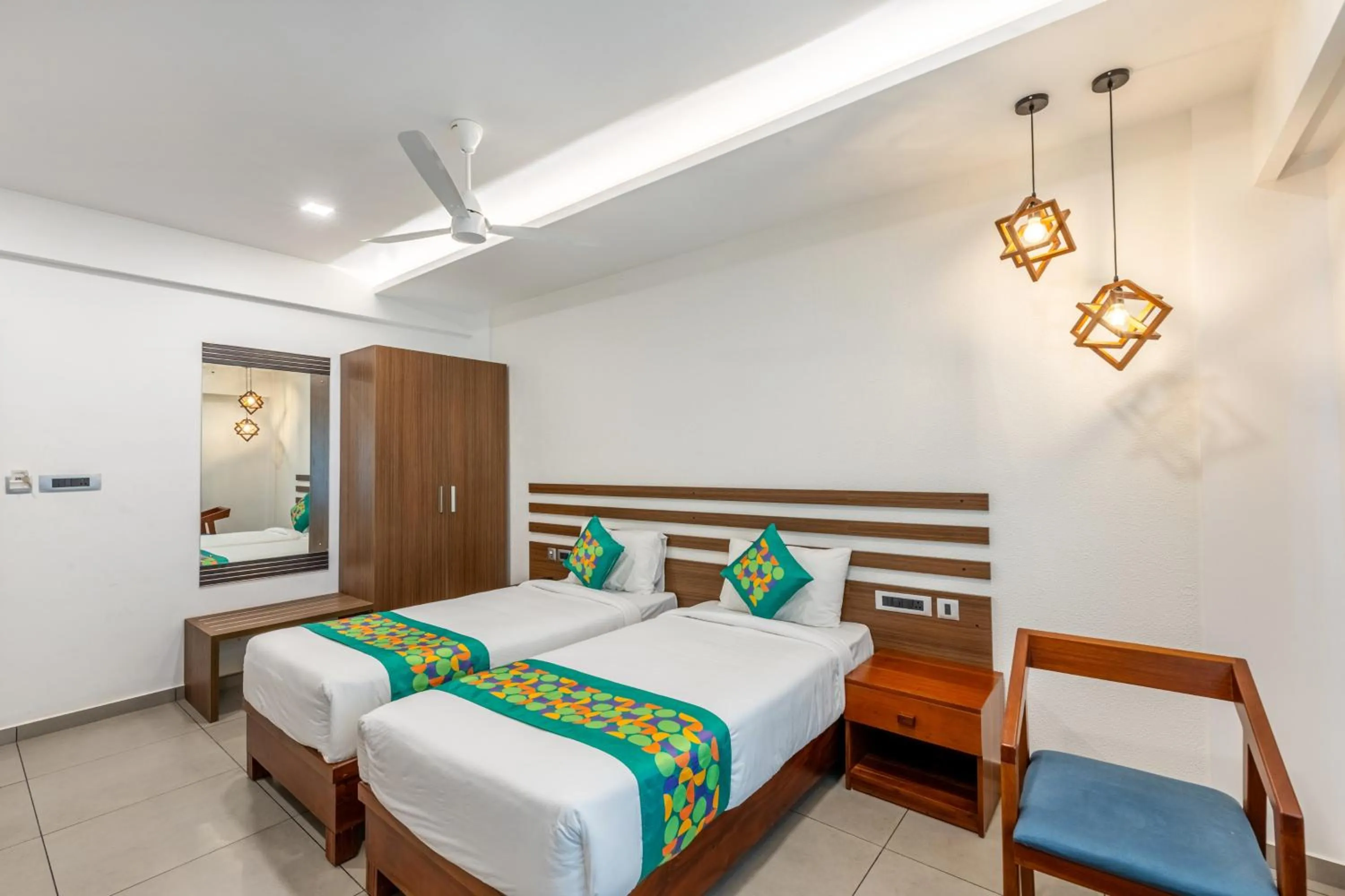 Bedroom, Bed in Treebo De Cloud 9 Regency