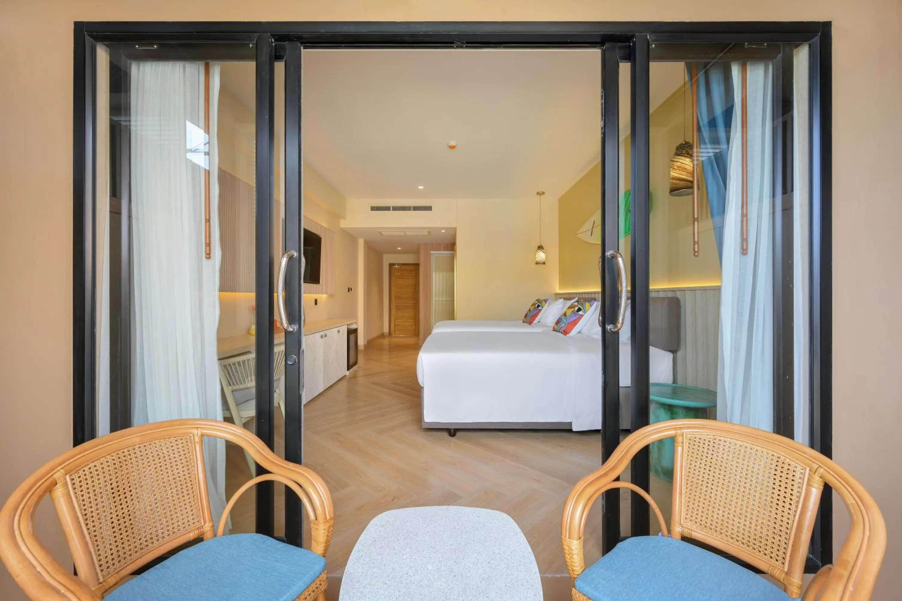 Balcony/Terrace, Bed in Centara Life Lamai Resort Samui