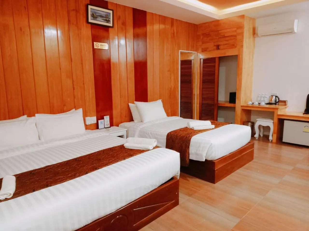 Bed in Nov Koh Kong Resort