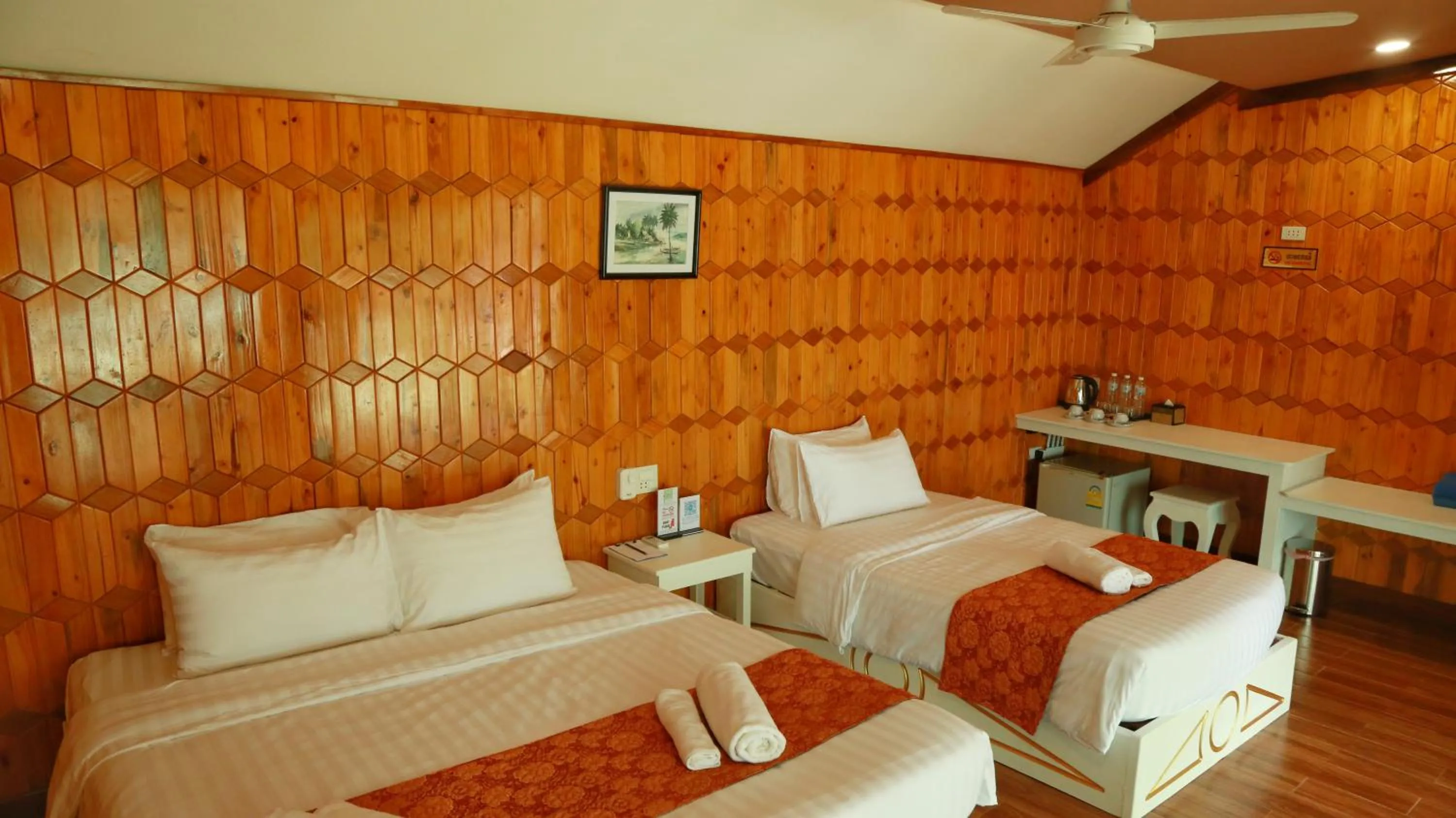 Bed in Nov Koh Kong Resort