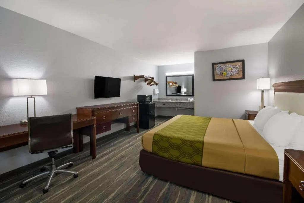 Bed in Econo Lodge Martin