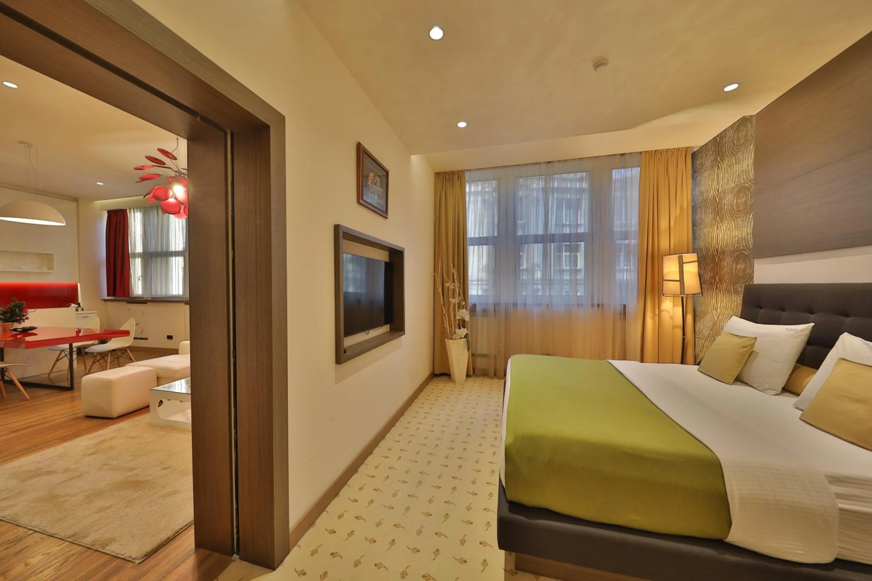 Bedroom, Bed in Atera Business Suites