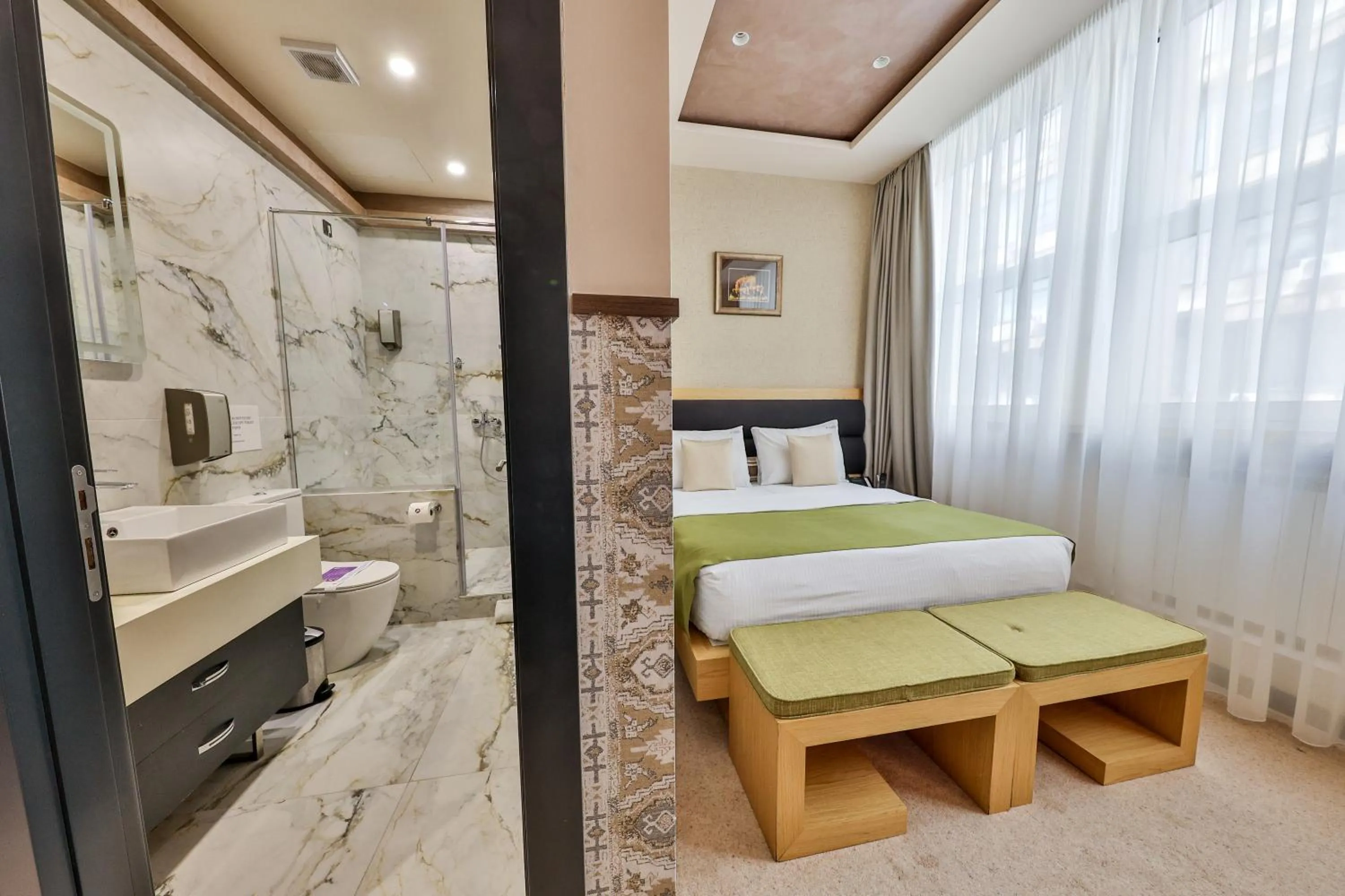 Bathroom in Atera Business Suites