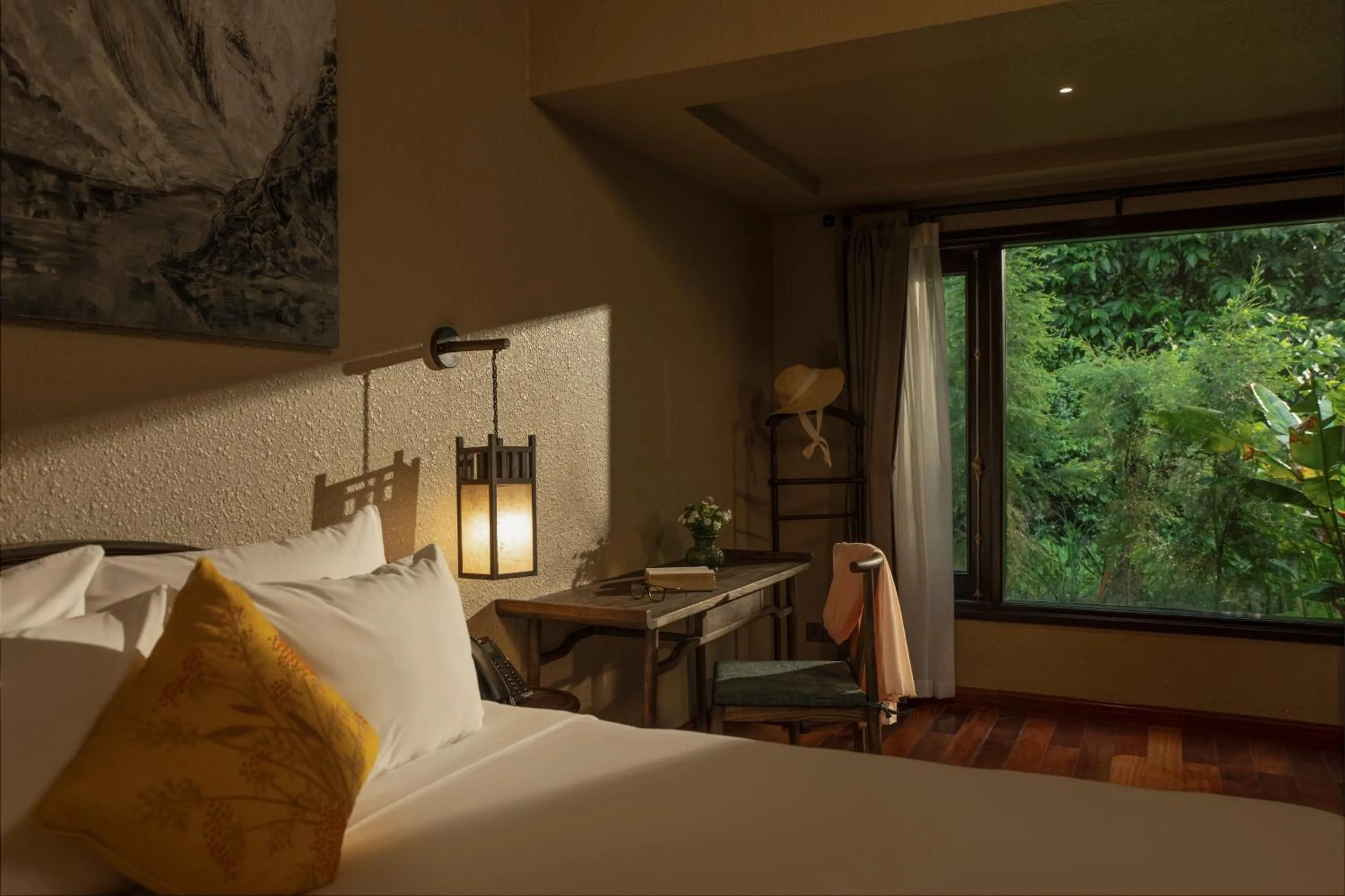 Bed in Jiva Hoa Lu Retreat