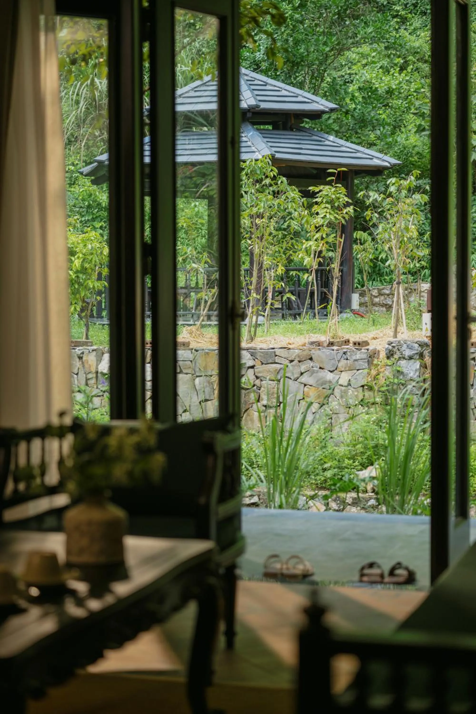 Patio in Jiva Hoa Lu Retreat