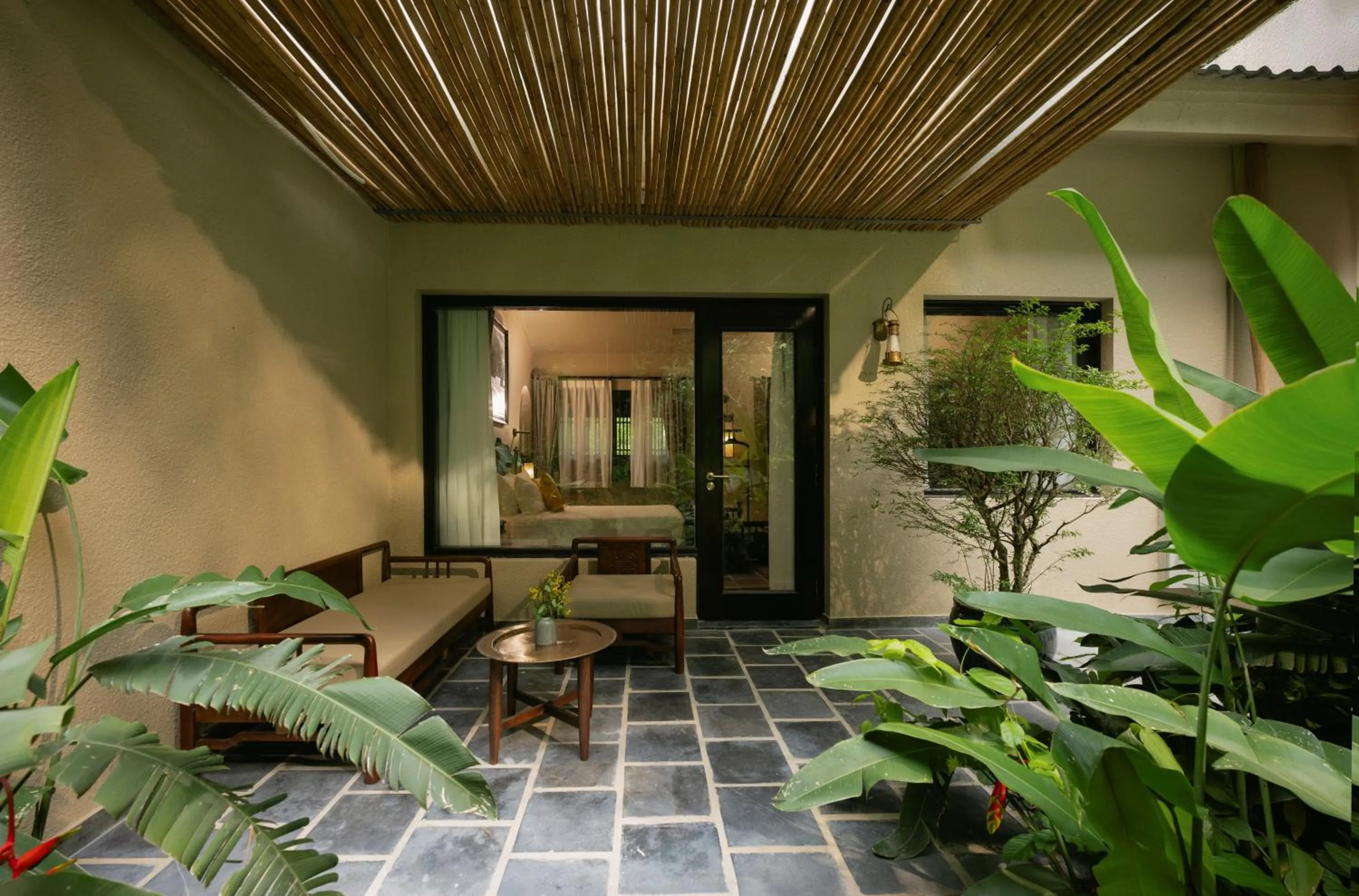 Patio in Jiva Hoa Lu Retreat