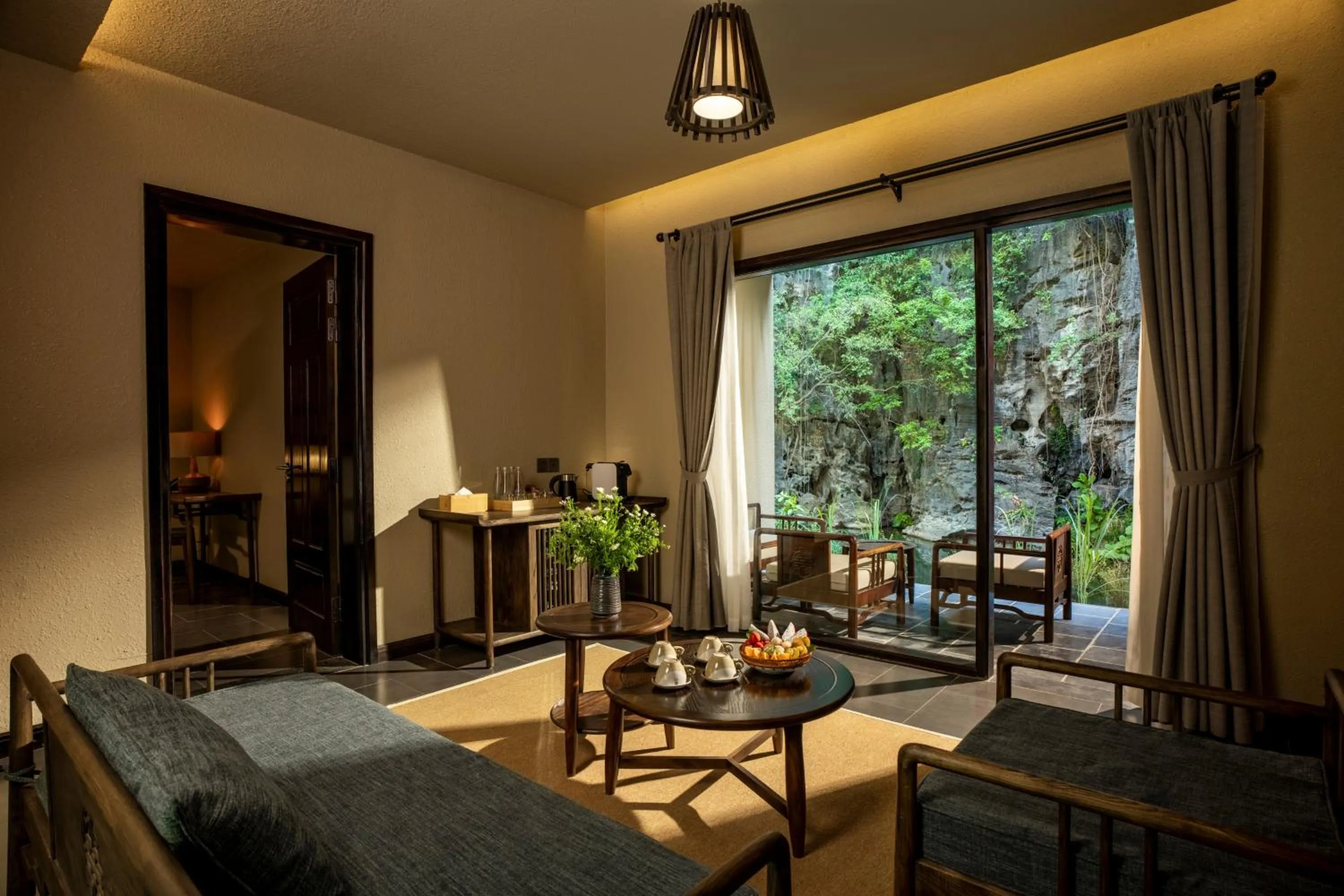 Patio in Jiva Hoa Lu Retreat