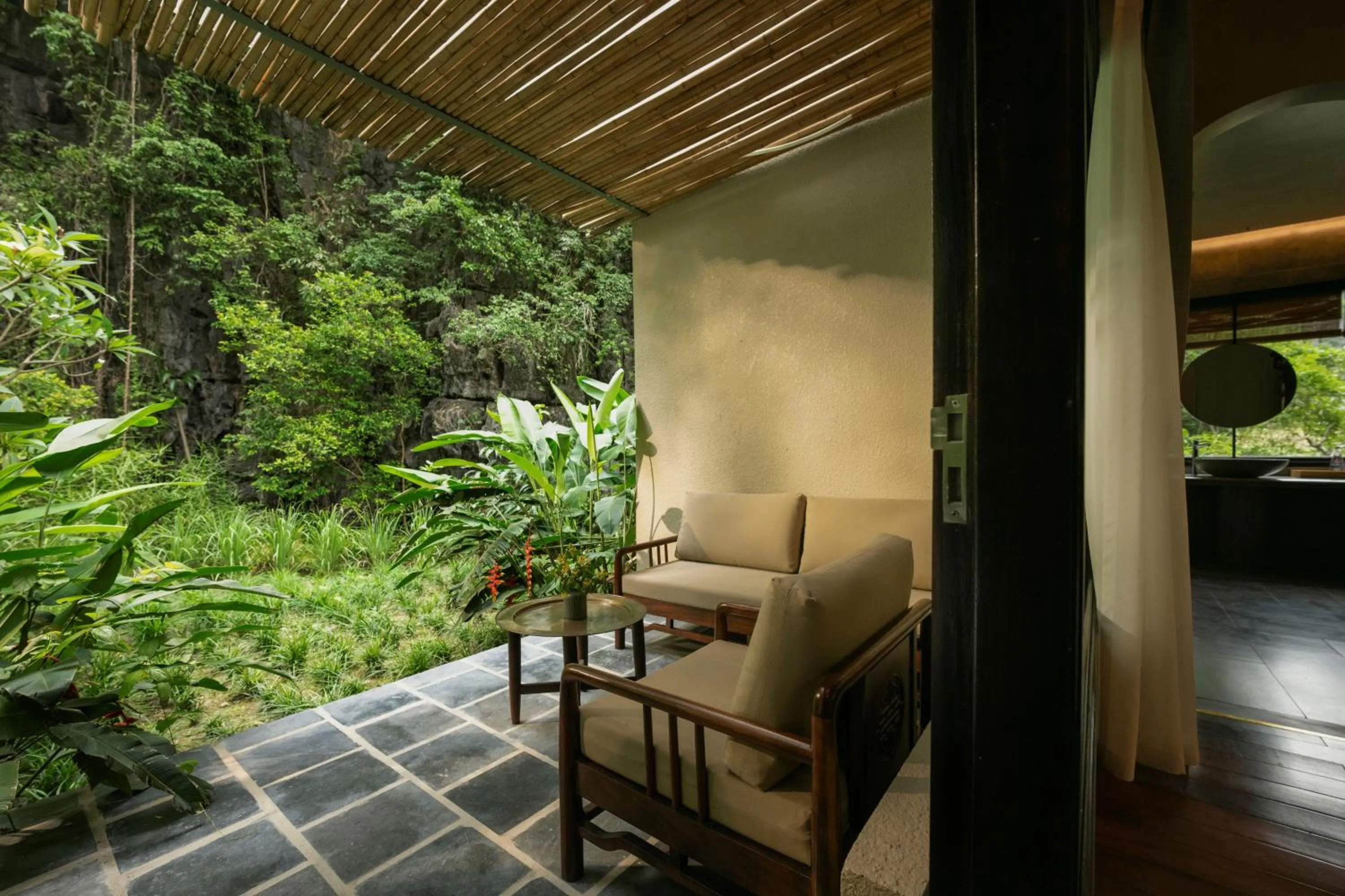 Patio in Jiva Hoa Lu Retreat
