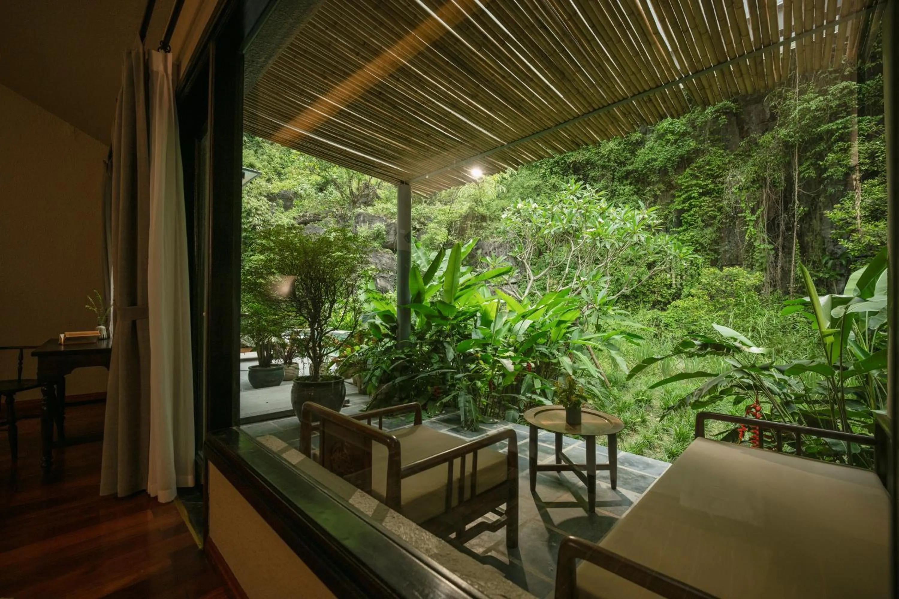 Patio in Jiva Hoa Lu Retreat