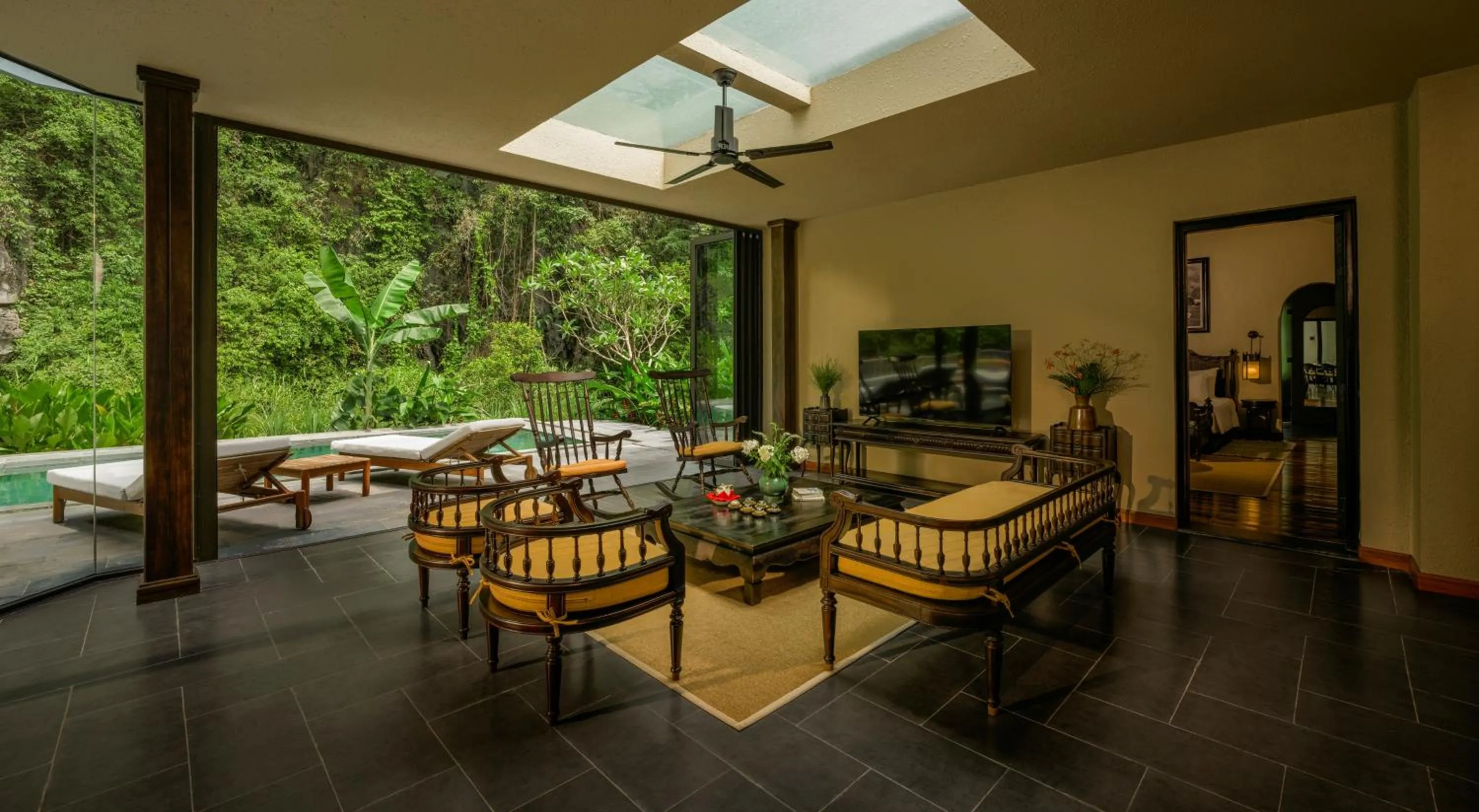 Patio in Jiva Hoa Lu Retreat