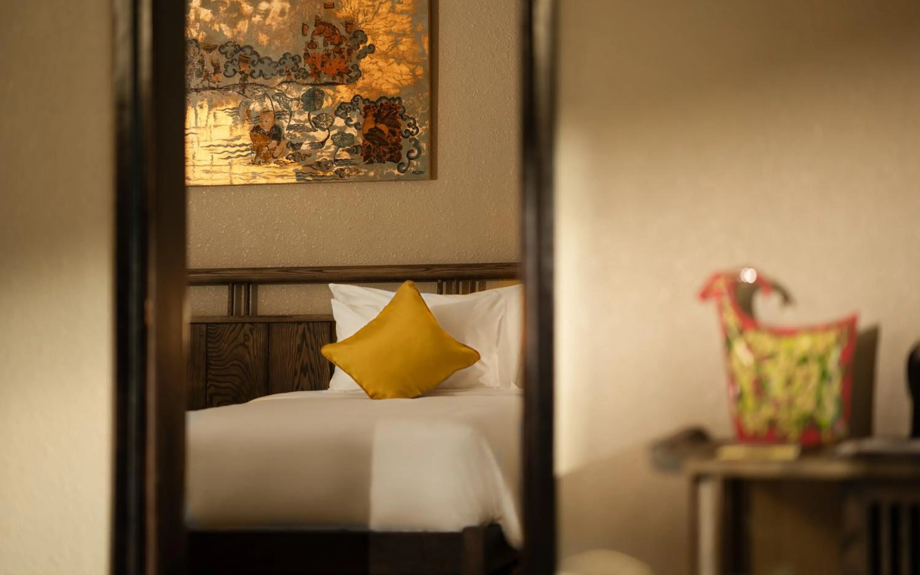 Bed in Jiva Hoa Lu Retreat