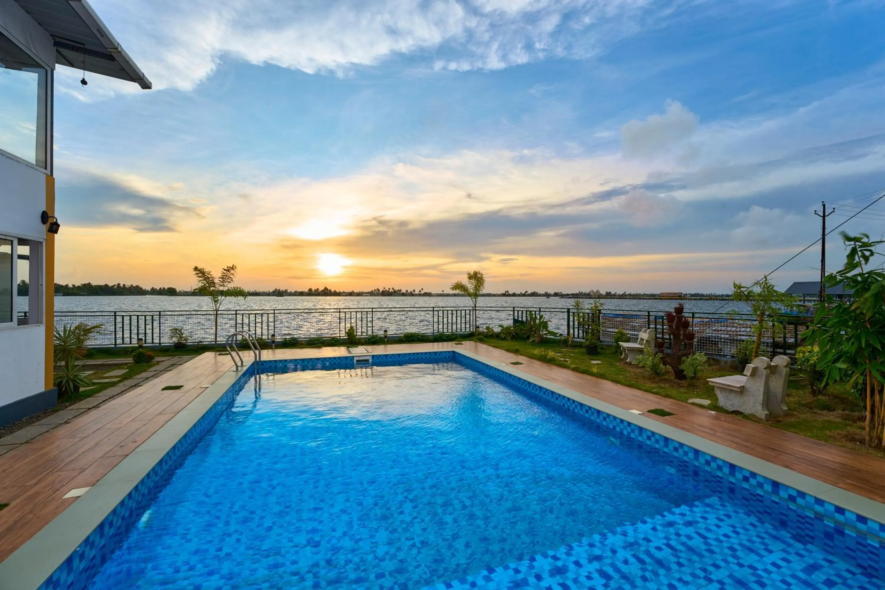 Swimming pool in MIRAS PMC Lakeshore Resort