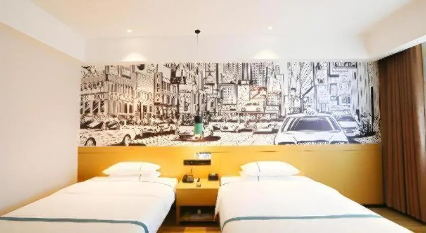 Bed in City Comfort Inn Enshi Nver Town