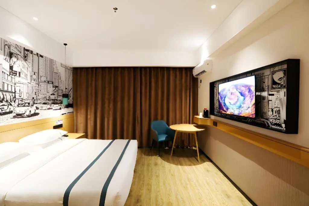 Bed in City Comfort Inn Enshi Nver Town