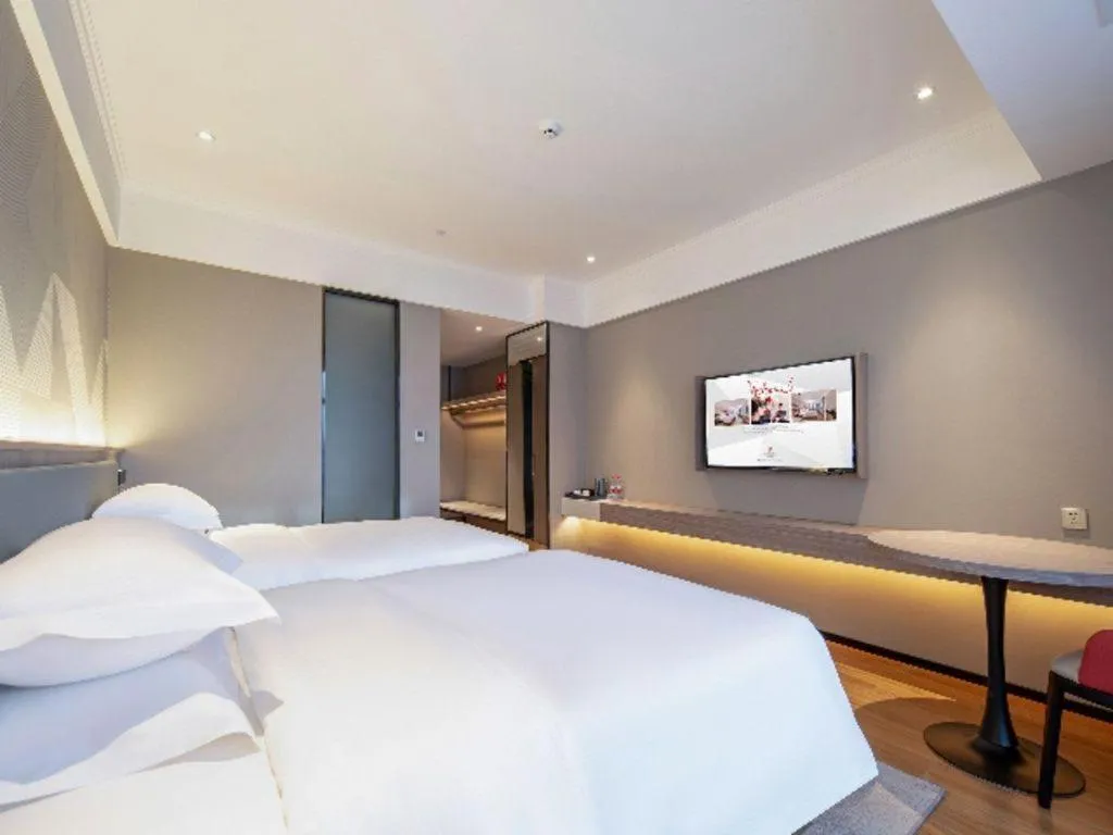 Bed in Borrman Hotel Nanning Wuming Center