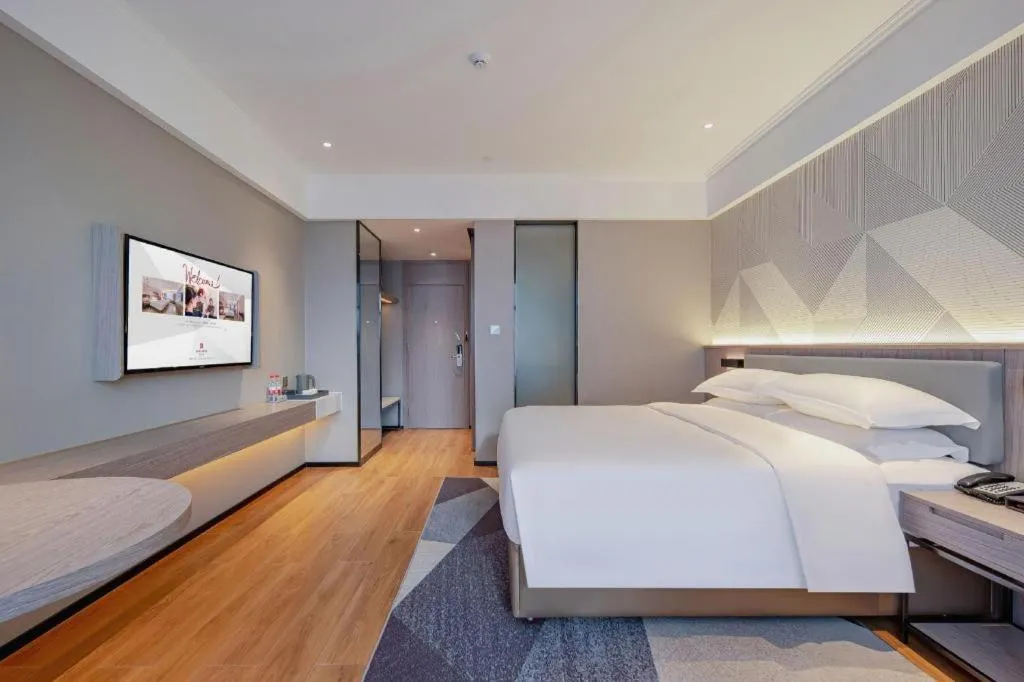 Bed in Borrman Hotel Nanning Wuming Center