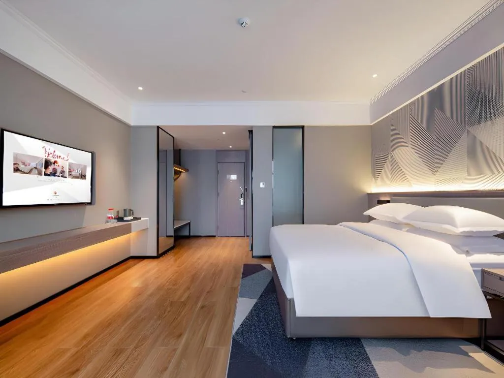 Bed in Borrman Hotel Nanning Wuming Center