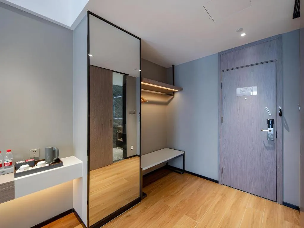 Bed in Borrman Hotel Nanning Wuming Center