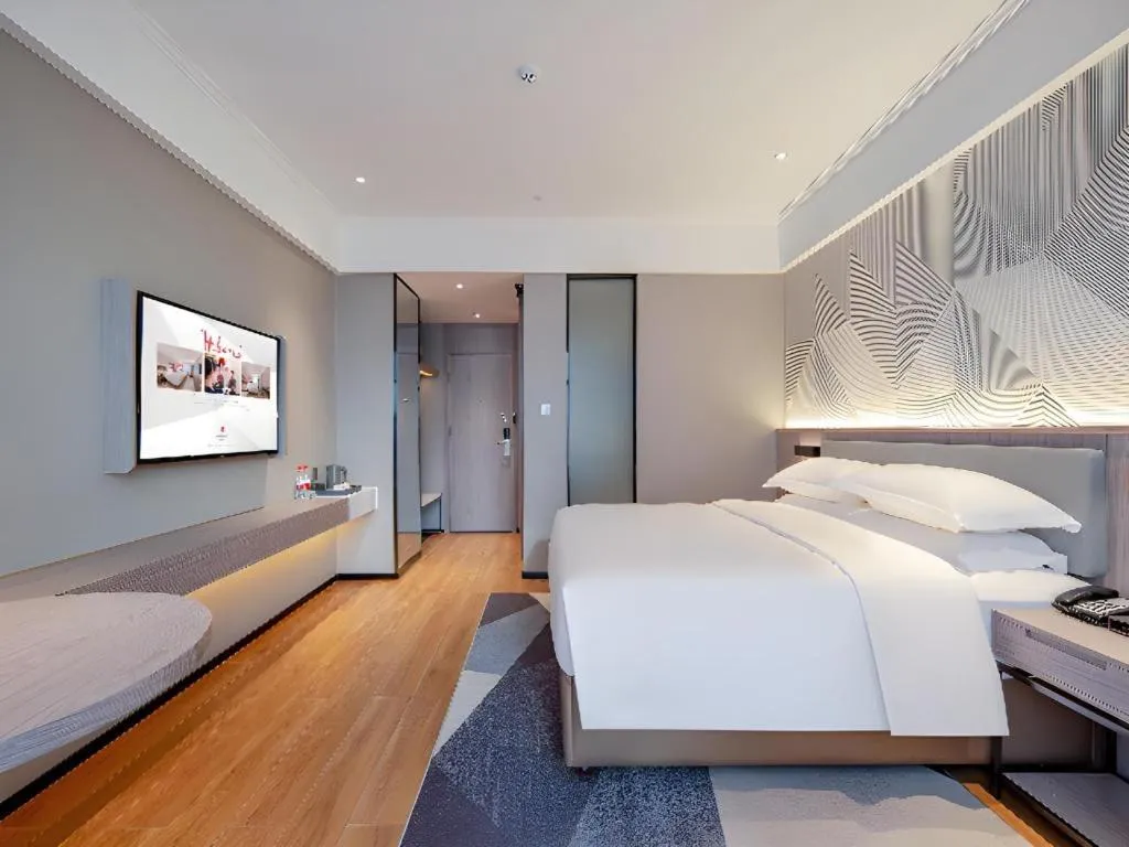 Bed in Borrman Hotel Nanning Wuming Center