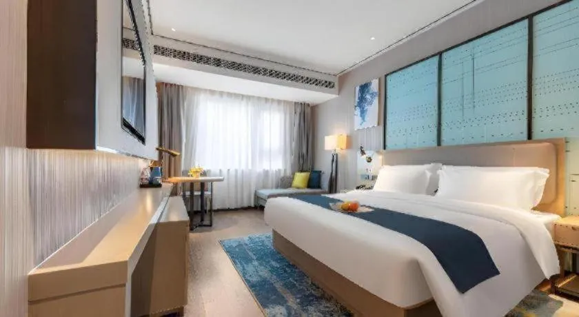 Bed in Echarm Hotel Zhuzhou Liling