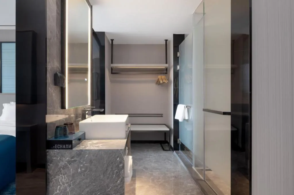 Bed in Echarm Hotel Zhuzhou Liling