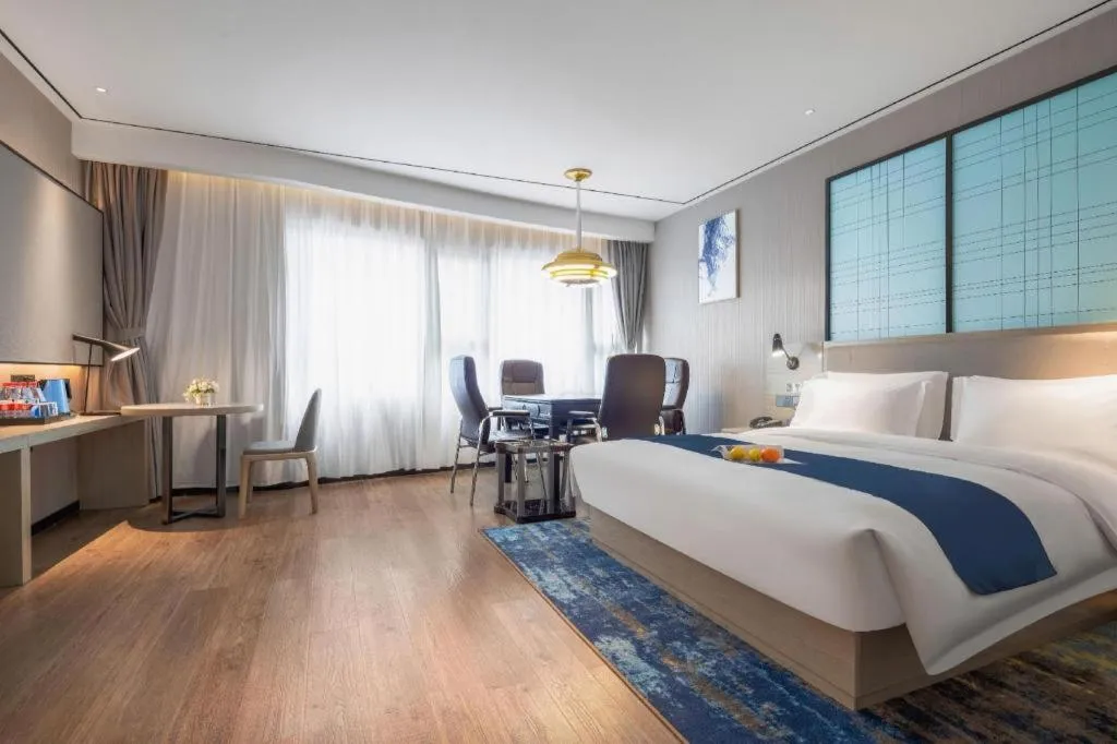 Bed in Echarm Hotel Zhuzhou Liling
