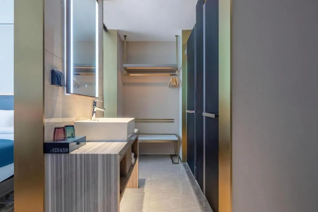 Bed in Echarm Hotel Zhuzhou Liling