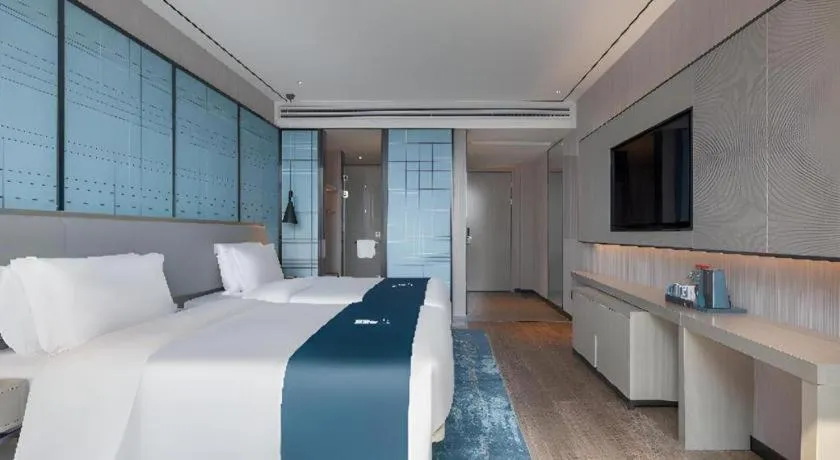Bed in Echarm Hotel Zhuzhou Liling