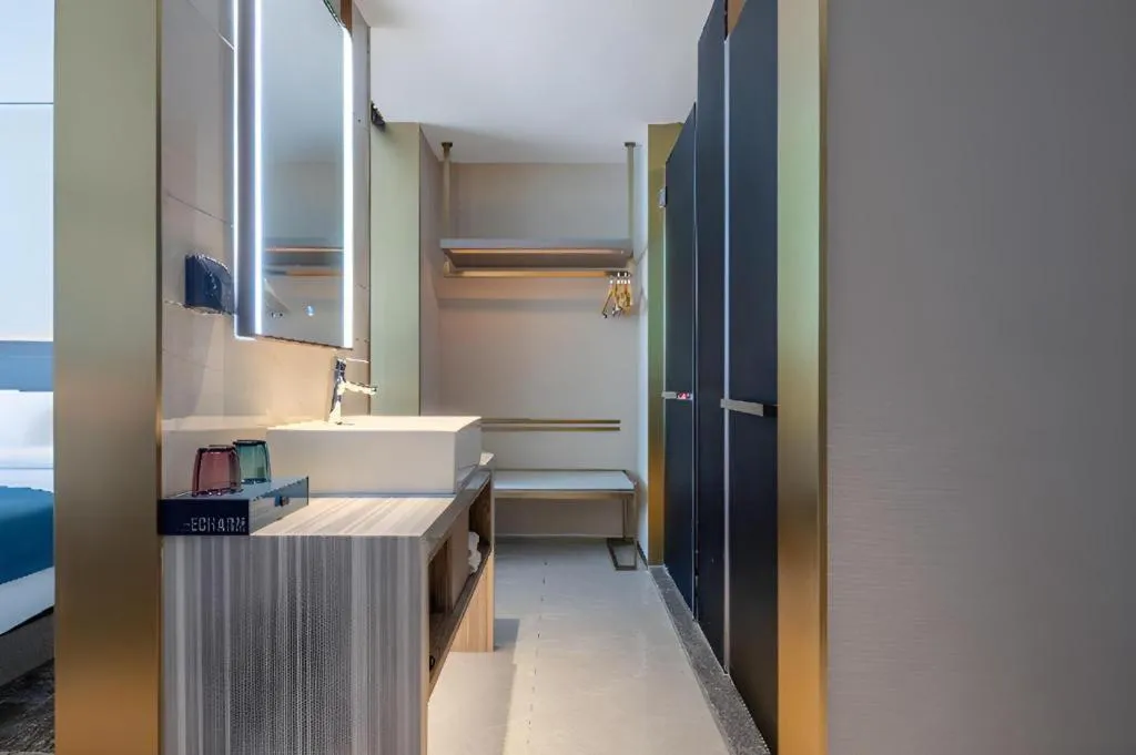 Bed in Echarm Hotel Zhuzhou Liling