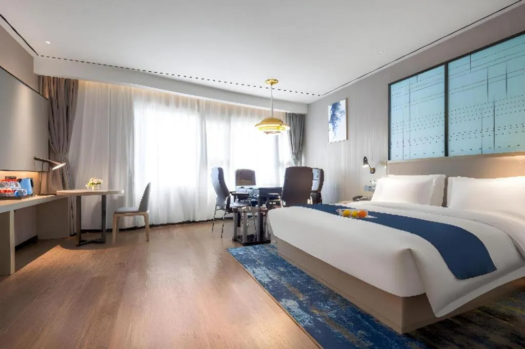 Bed in Echarm Hotel Zhuzhou Liling