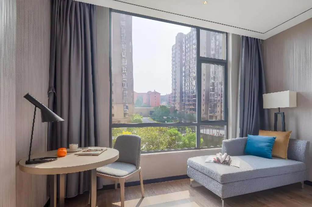 Bed in Echarm Hotel Zhuzhou Liling